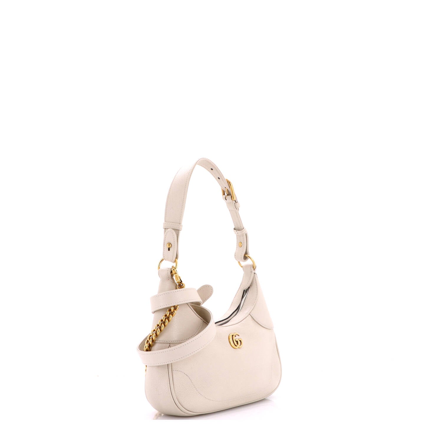 Aphrodite Zip Shoulder Bag Leather Small
