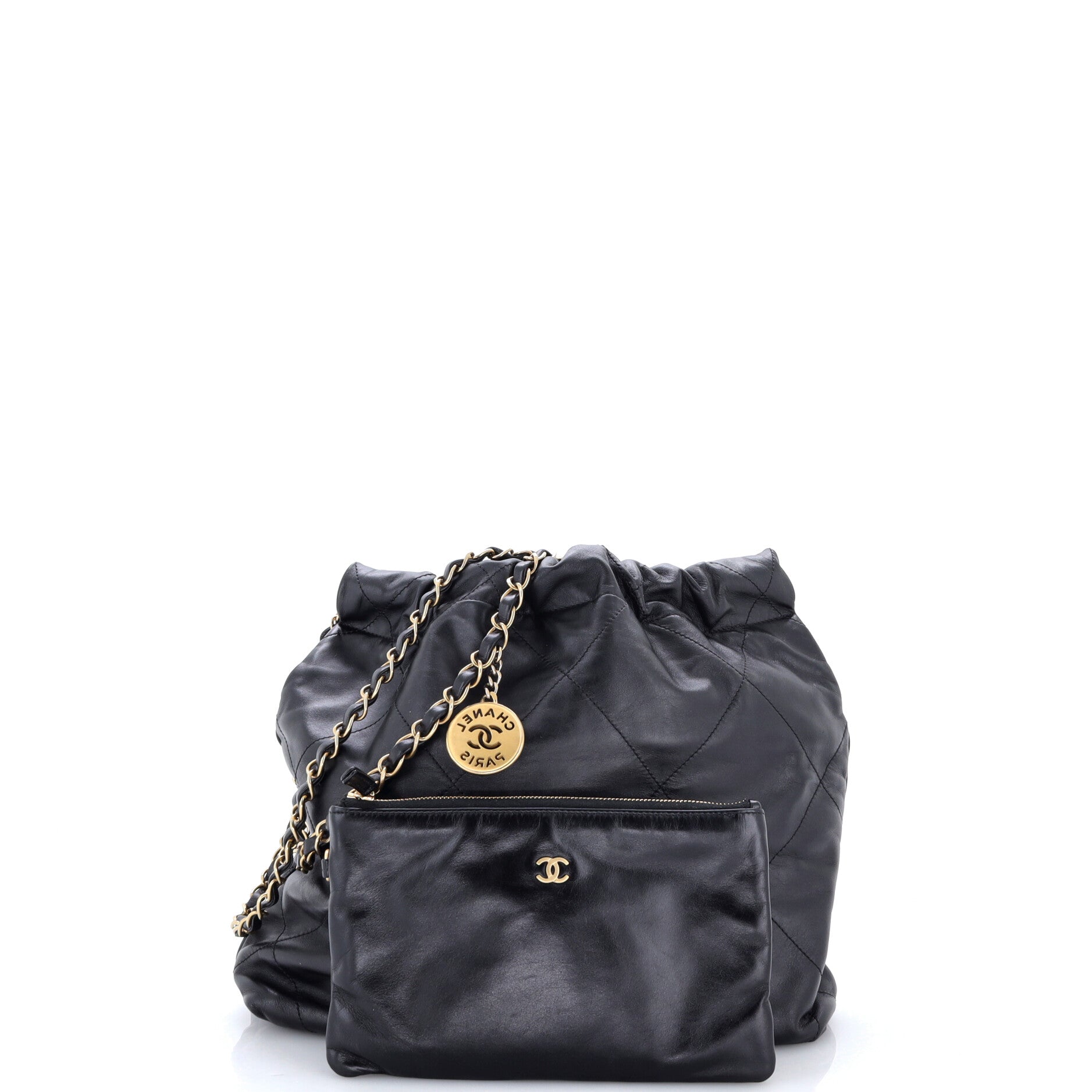22 Chain Hobo Quilted Calfskin Small