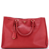 Lux Open Tote Saffiano Leather Large
