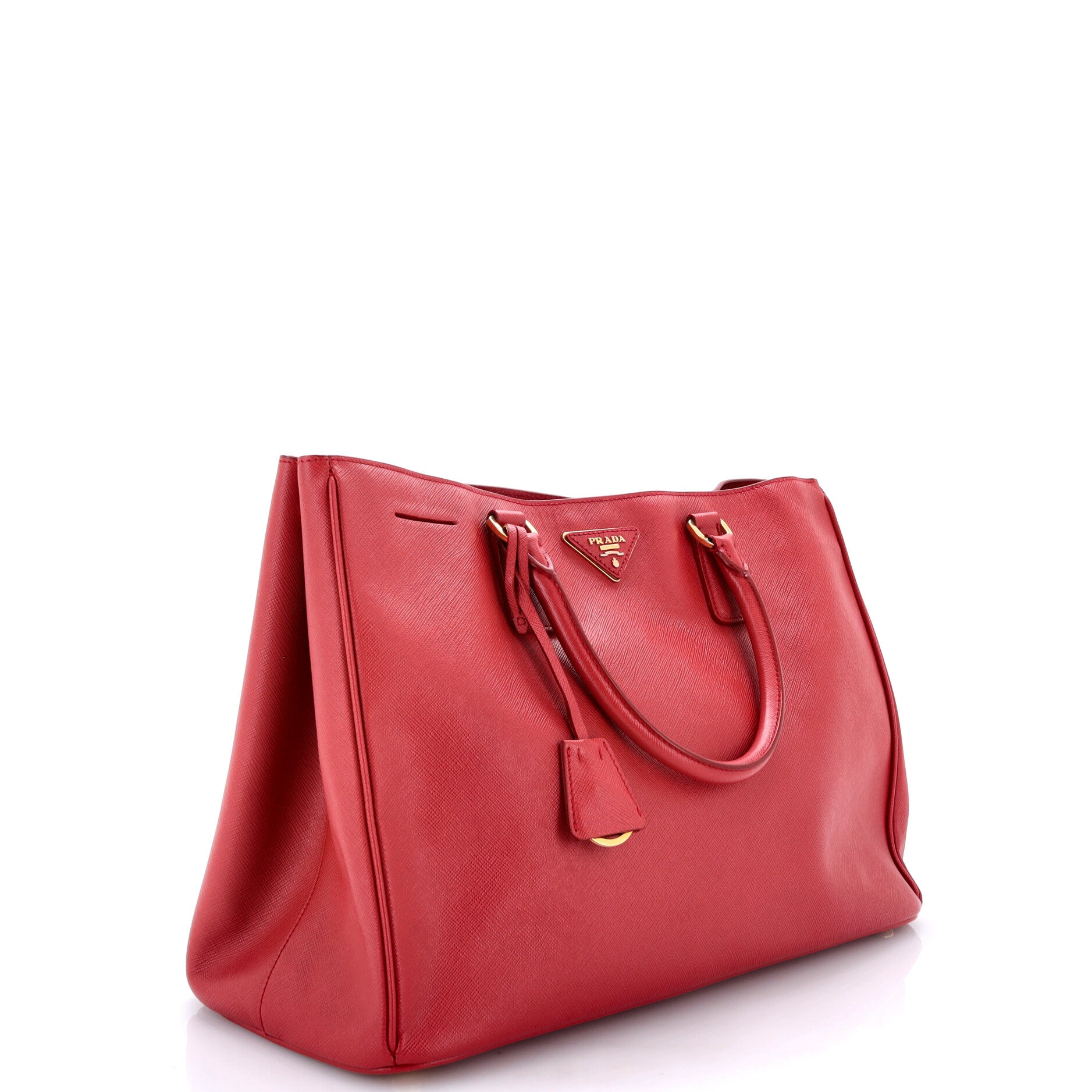 Lux Open Tote Saffiano Leather Large
