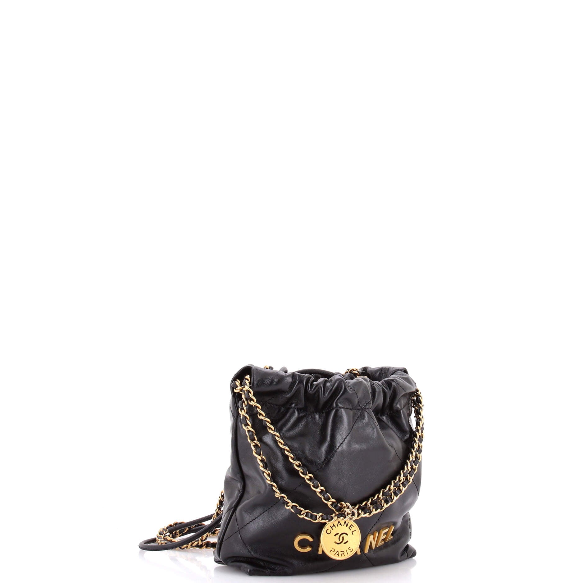 22 Chain Hobo Quilted Calfskin Mini