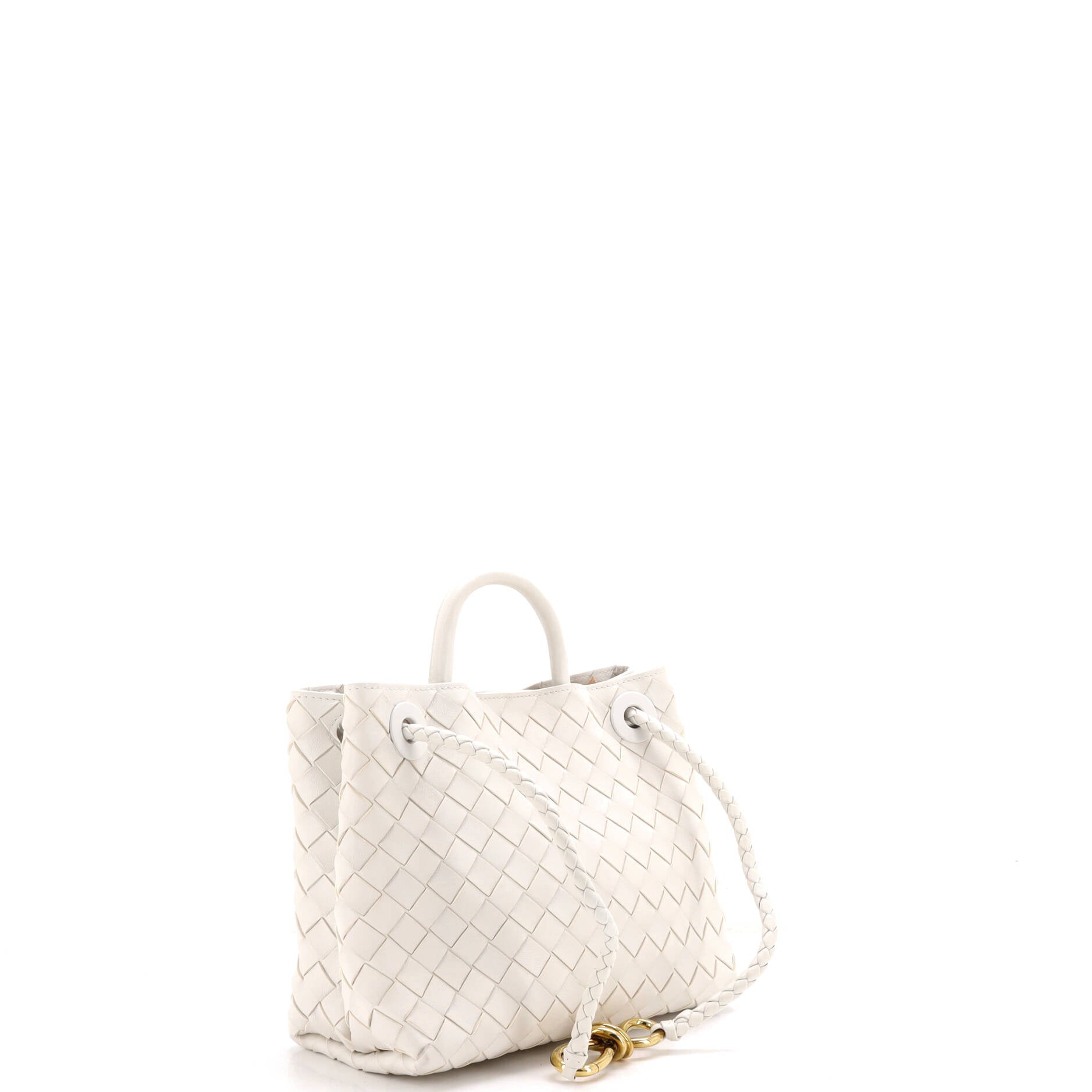 Andiamo Top Handle Bag Intrecciato Nappa Small