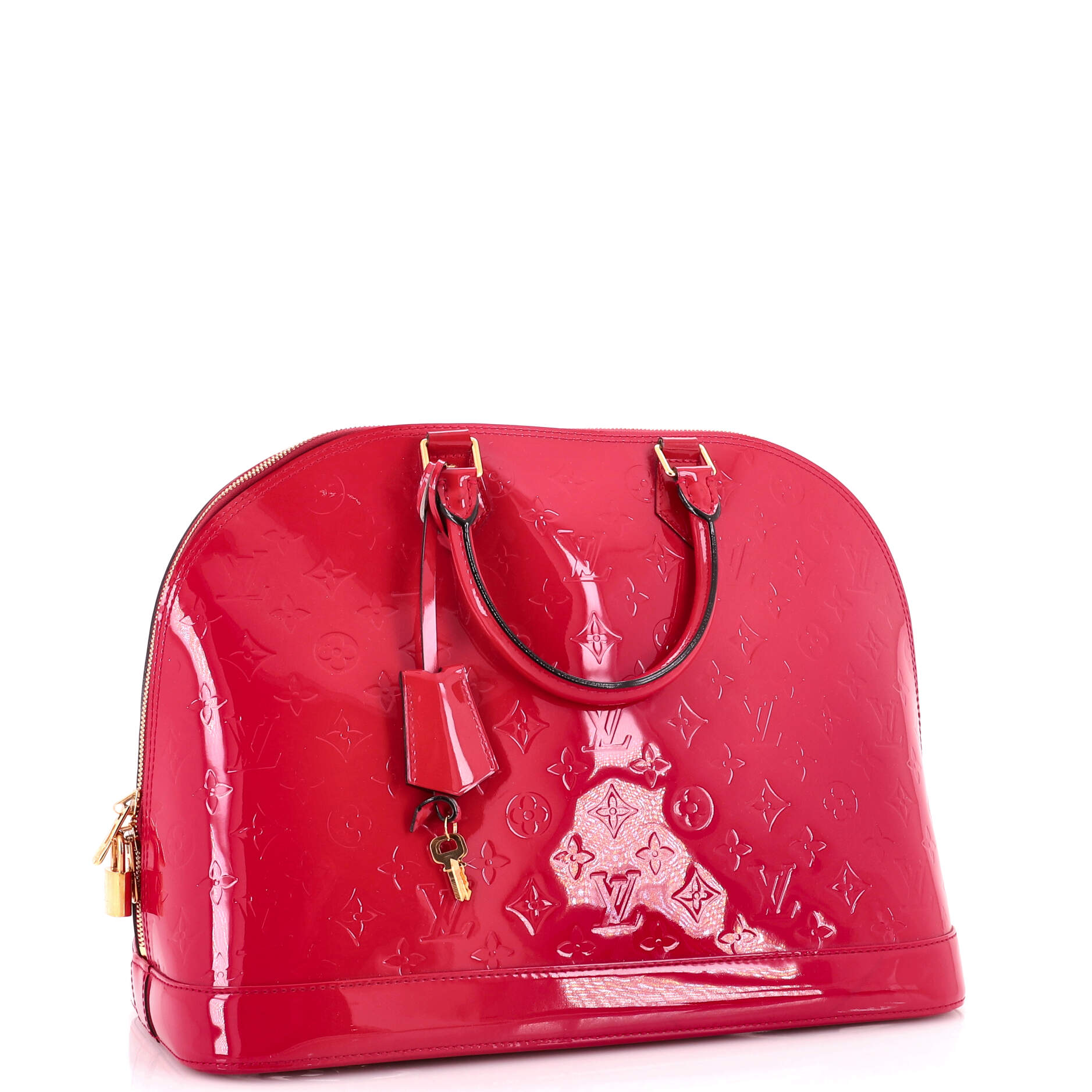 Alma Handbag Monogram Vernis GM