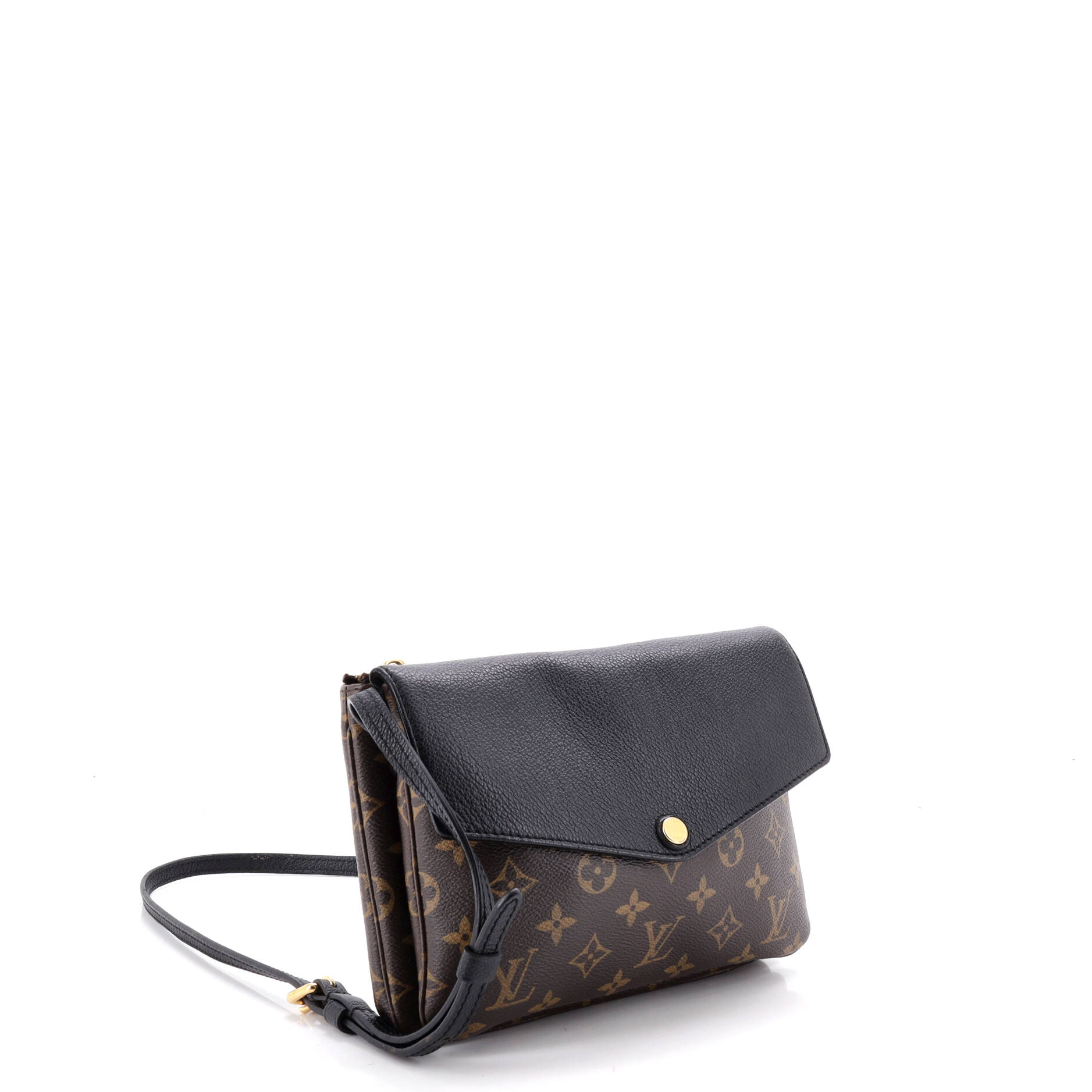 Twice Handbag Monogram Canvas and Leather