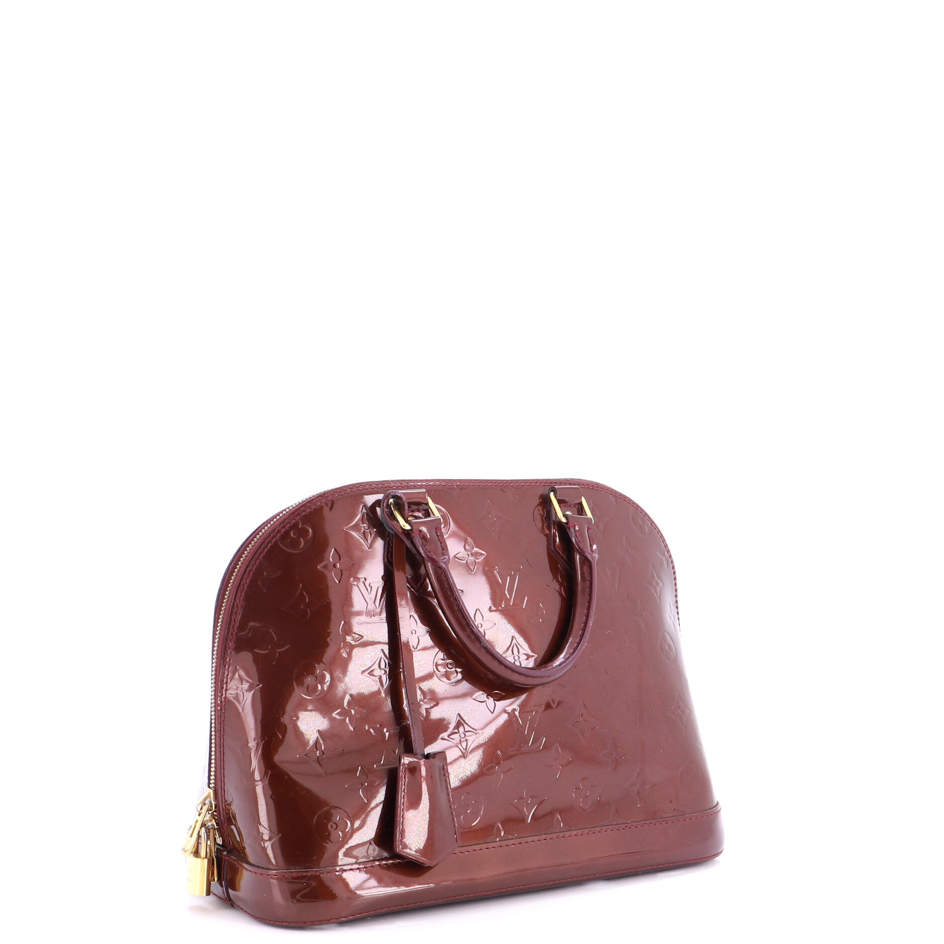 Alma Handbag Monogram Vernis PM