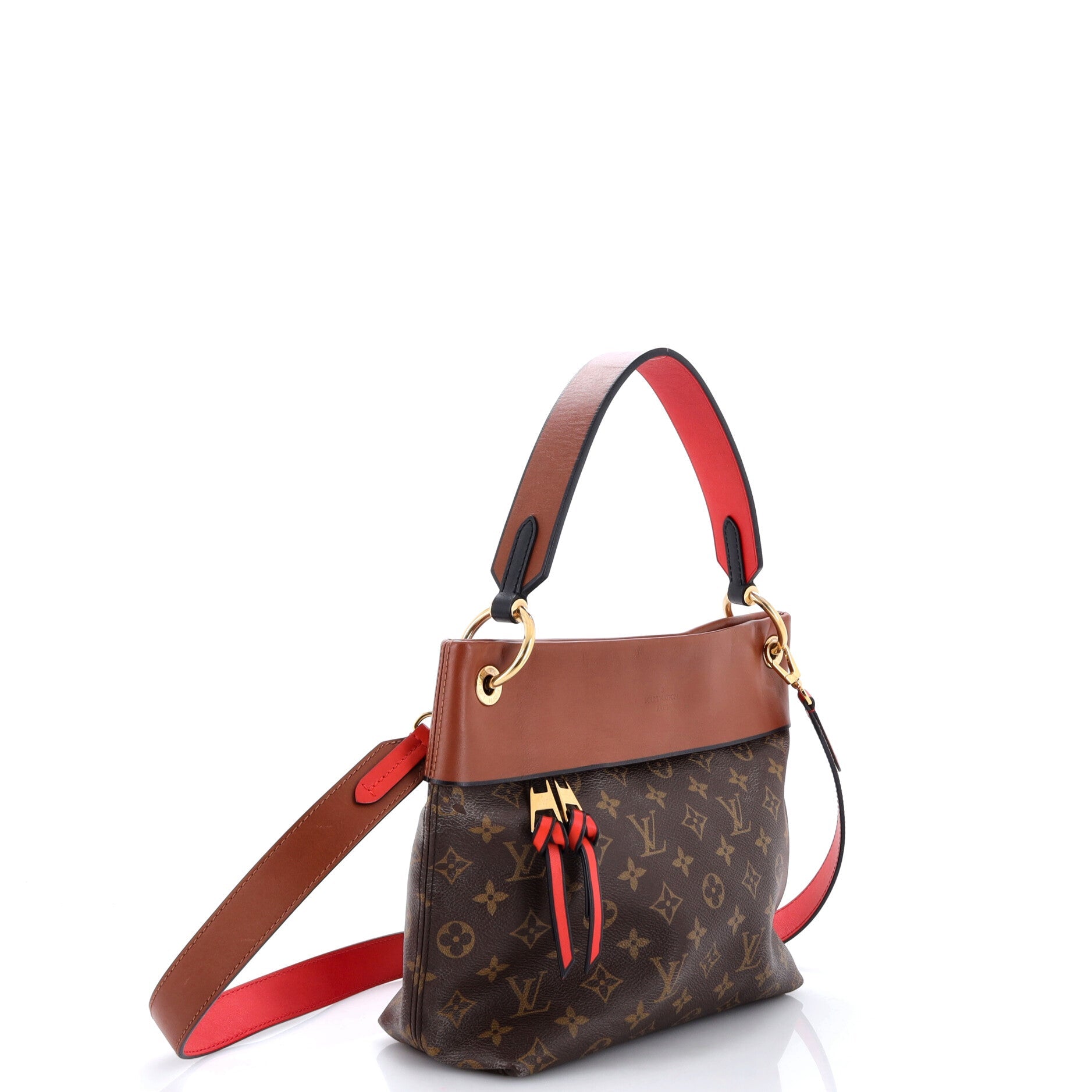 Tuileries Besace Bag Monogram Canvas with Leather