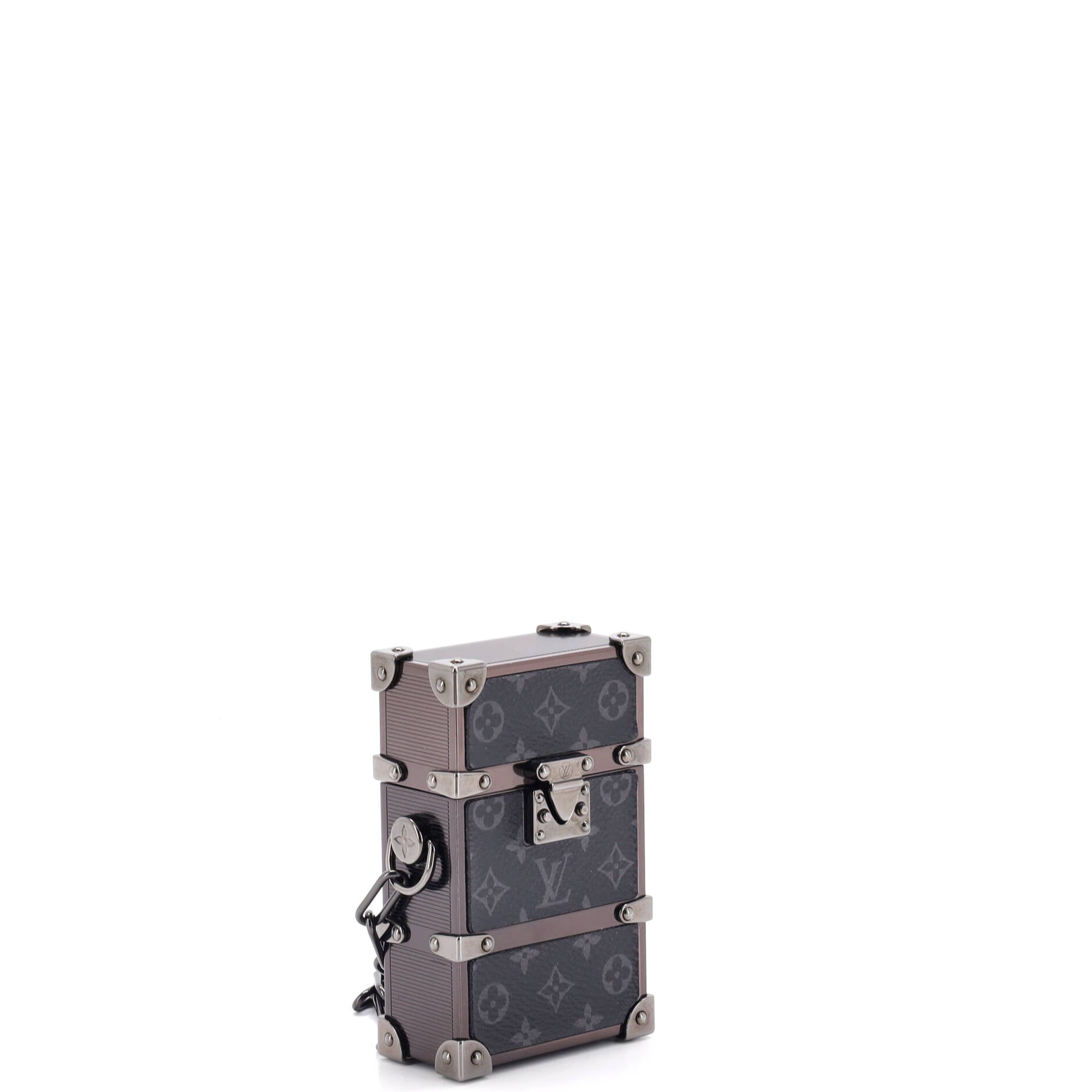 Trunk Box Pouch Monogram Eclipse Canvas