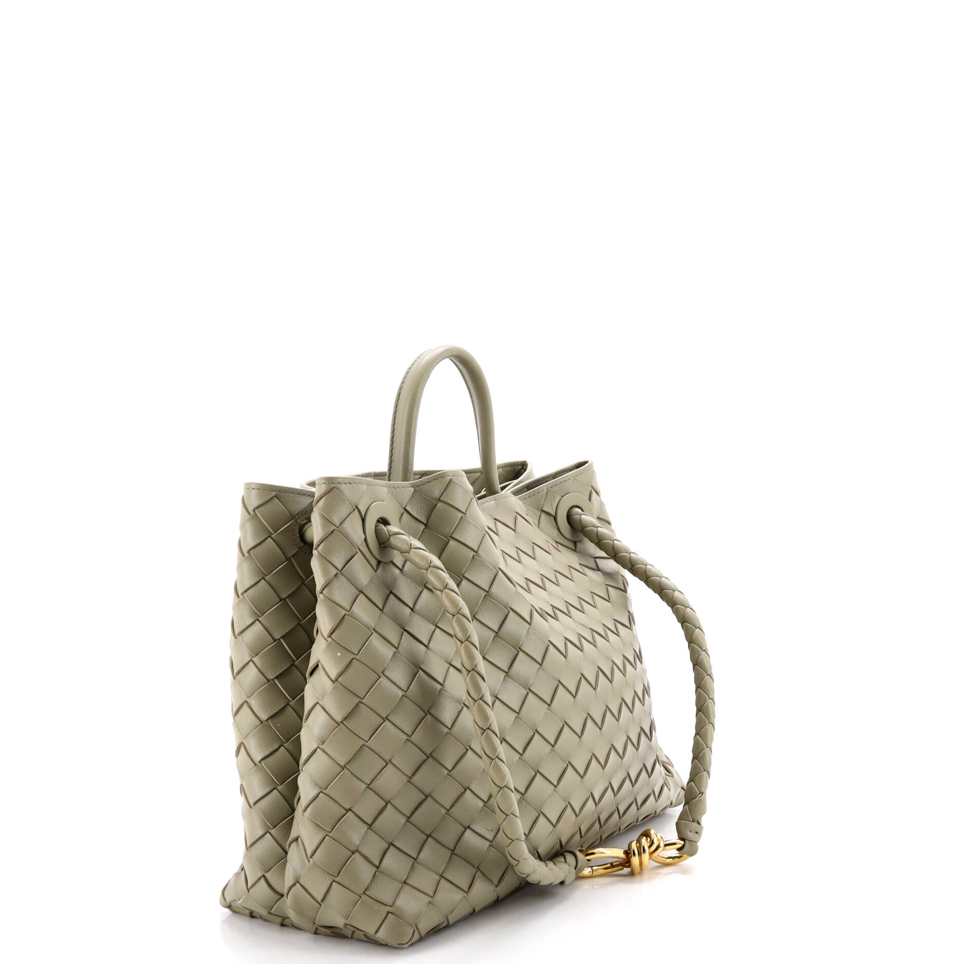 Andiamo Top Handle Bag Intrecciato Nappa Medium