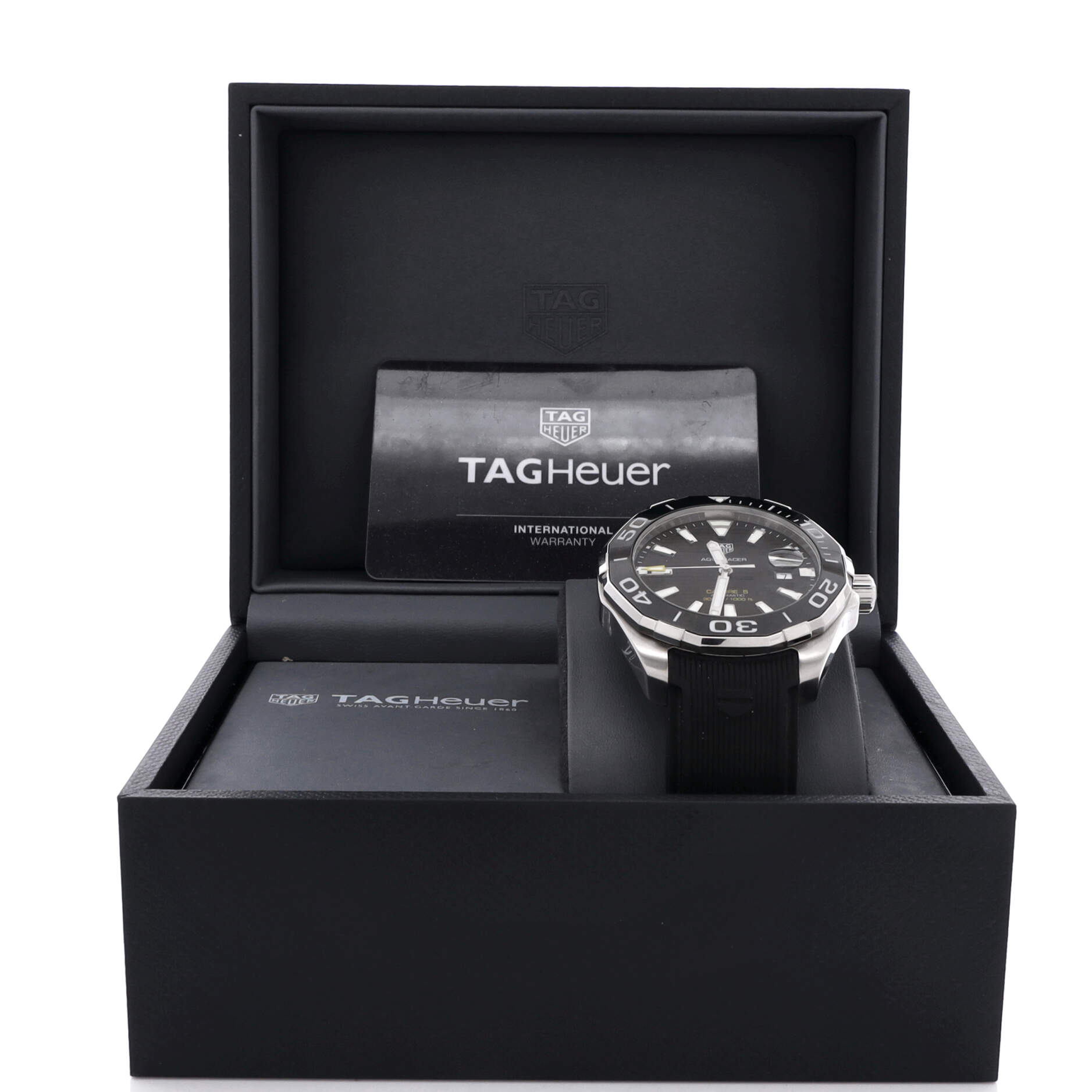 Aquaracer 300M Calibre 5 Automatic Watch Stainless Steel and Rubber 43
