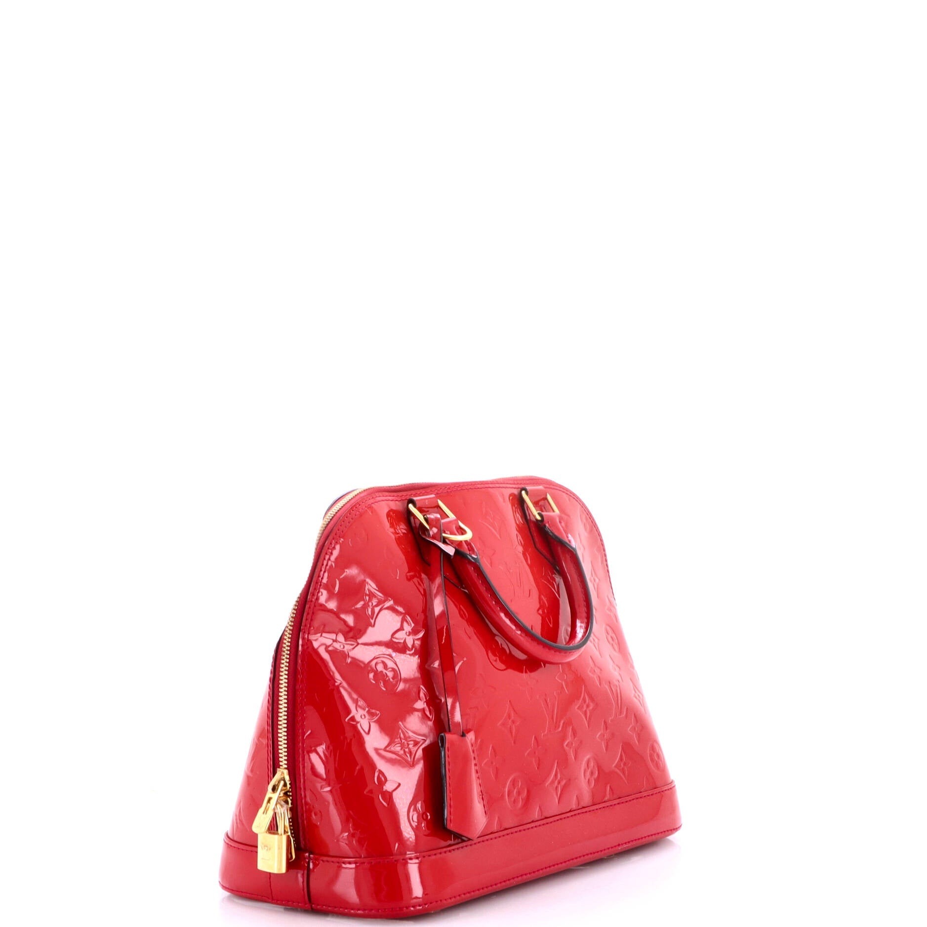 Alma Handbag Monogram Vernis PM