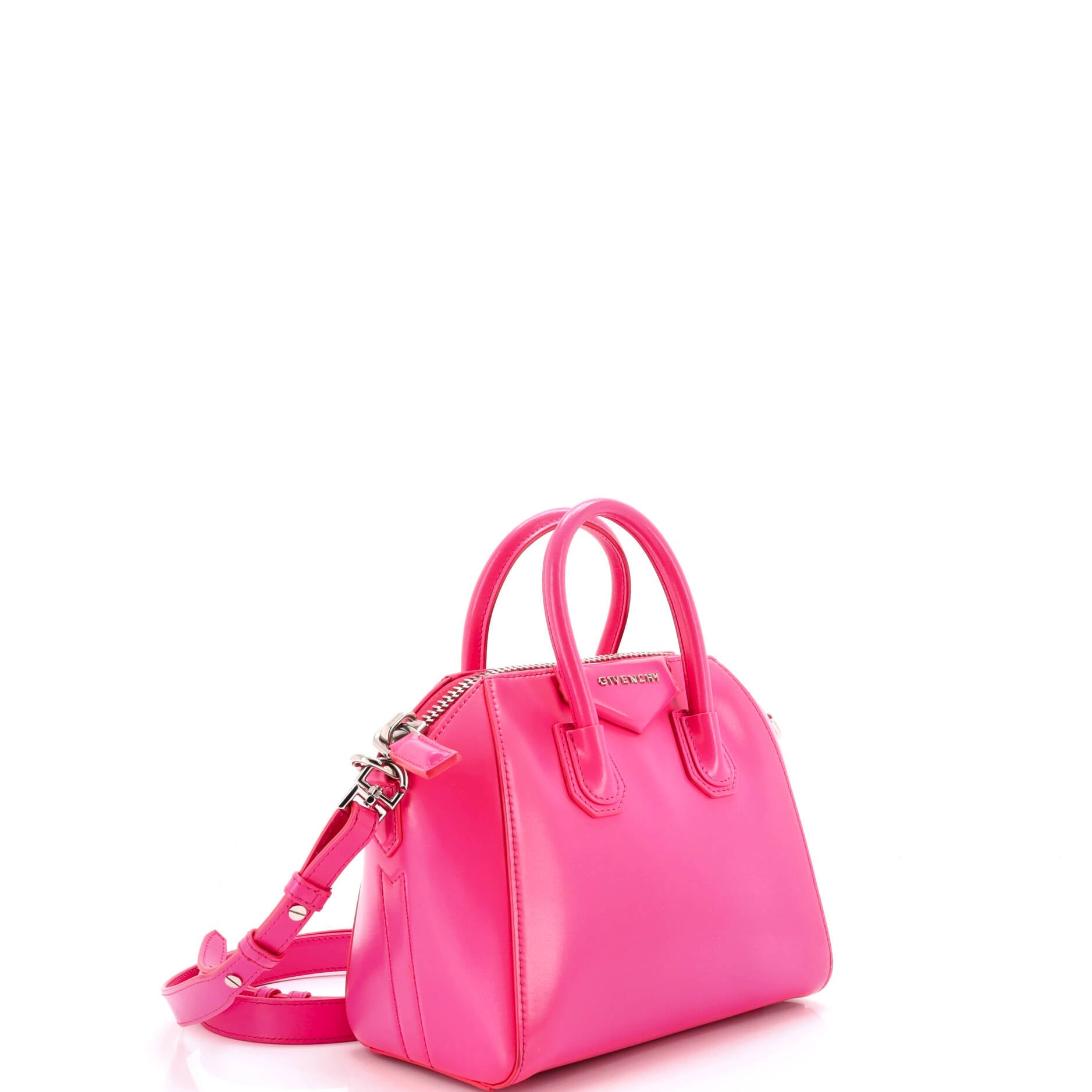 Antigona Bag Glazed Leather Mini