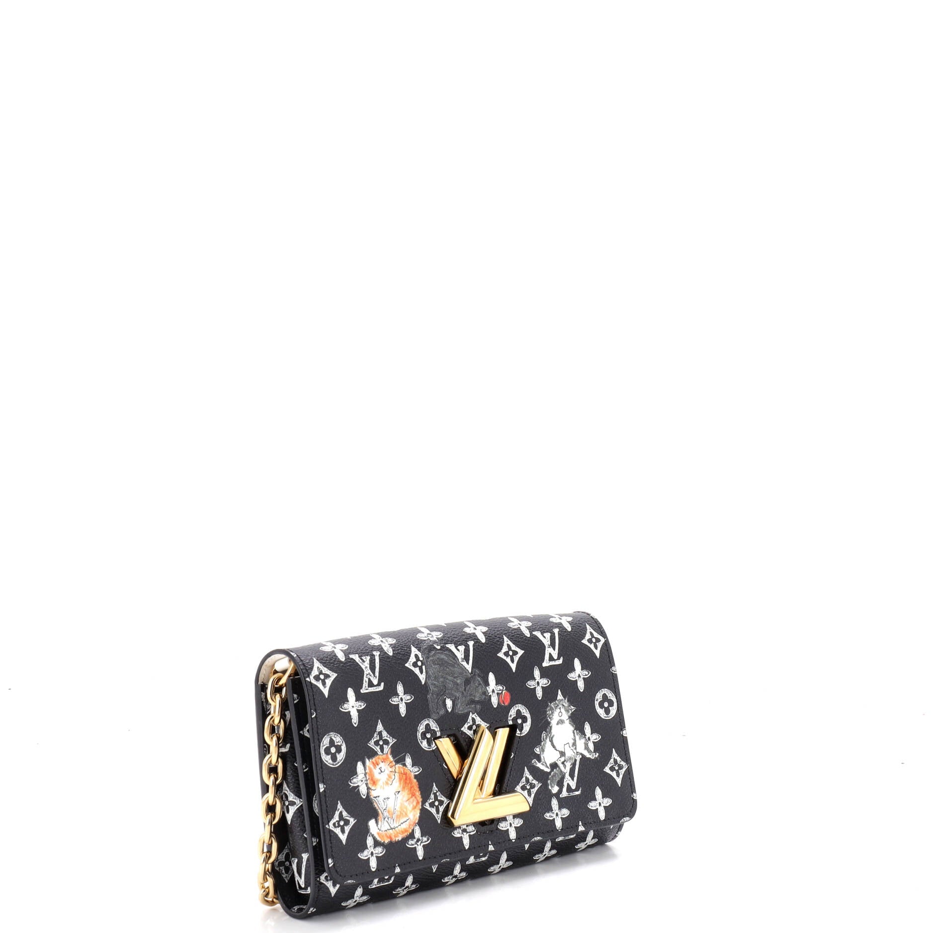 Twist Chain Wallet Limited Edition Grace Coddington Catogram Canvas