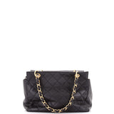 Petite Timeless Tote Quilted Caviar