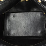 Petite Timeless Tote Quilted Caviar