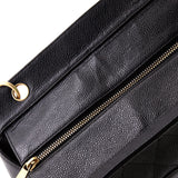 Petite Timeless Tote Quilted Caviar