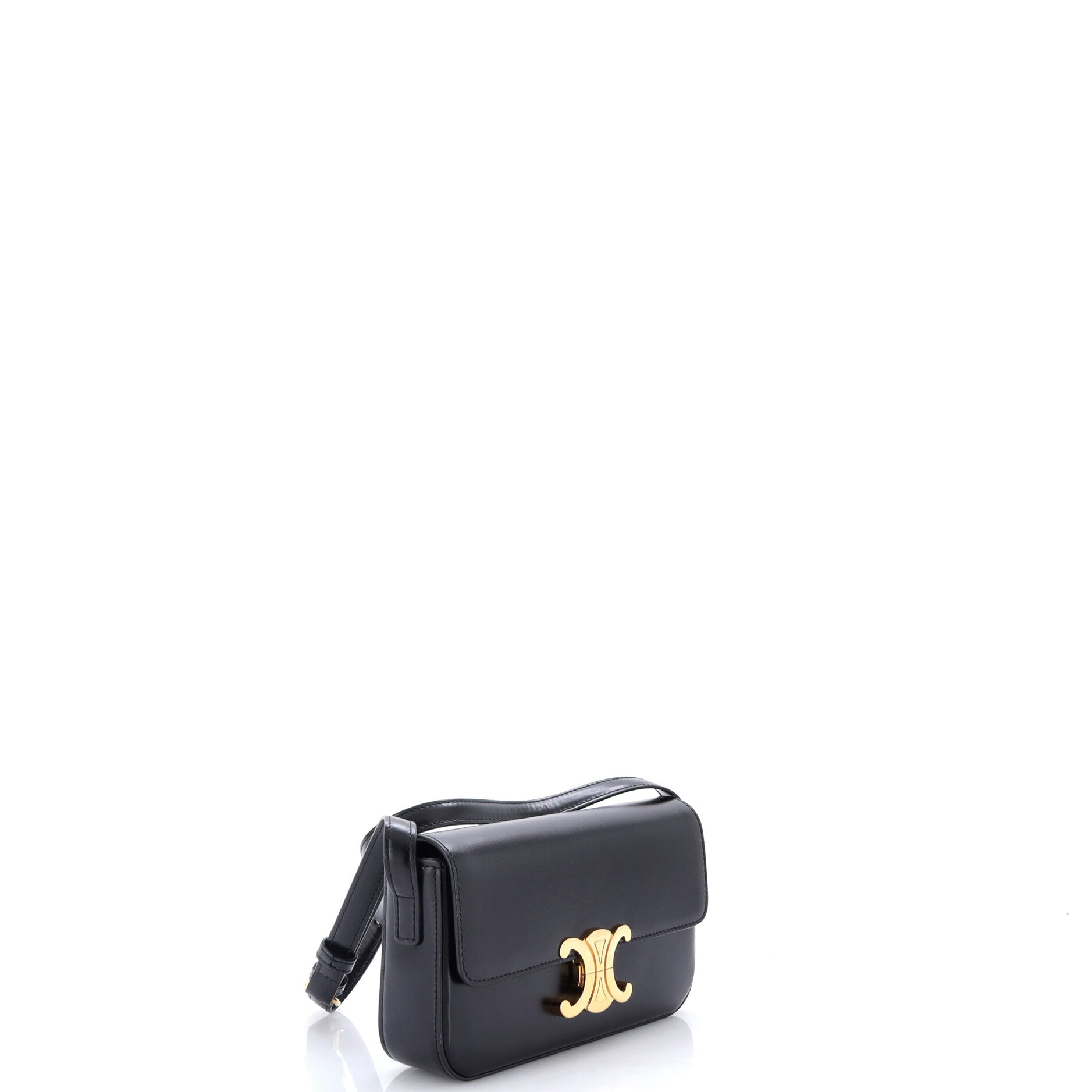 Triomphe East-West Shoulder Bag Smooth Calfskin