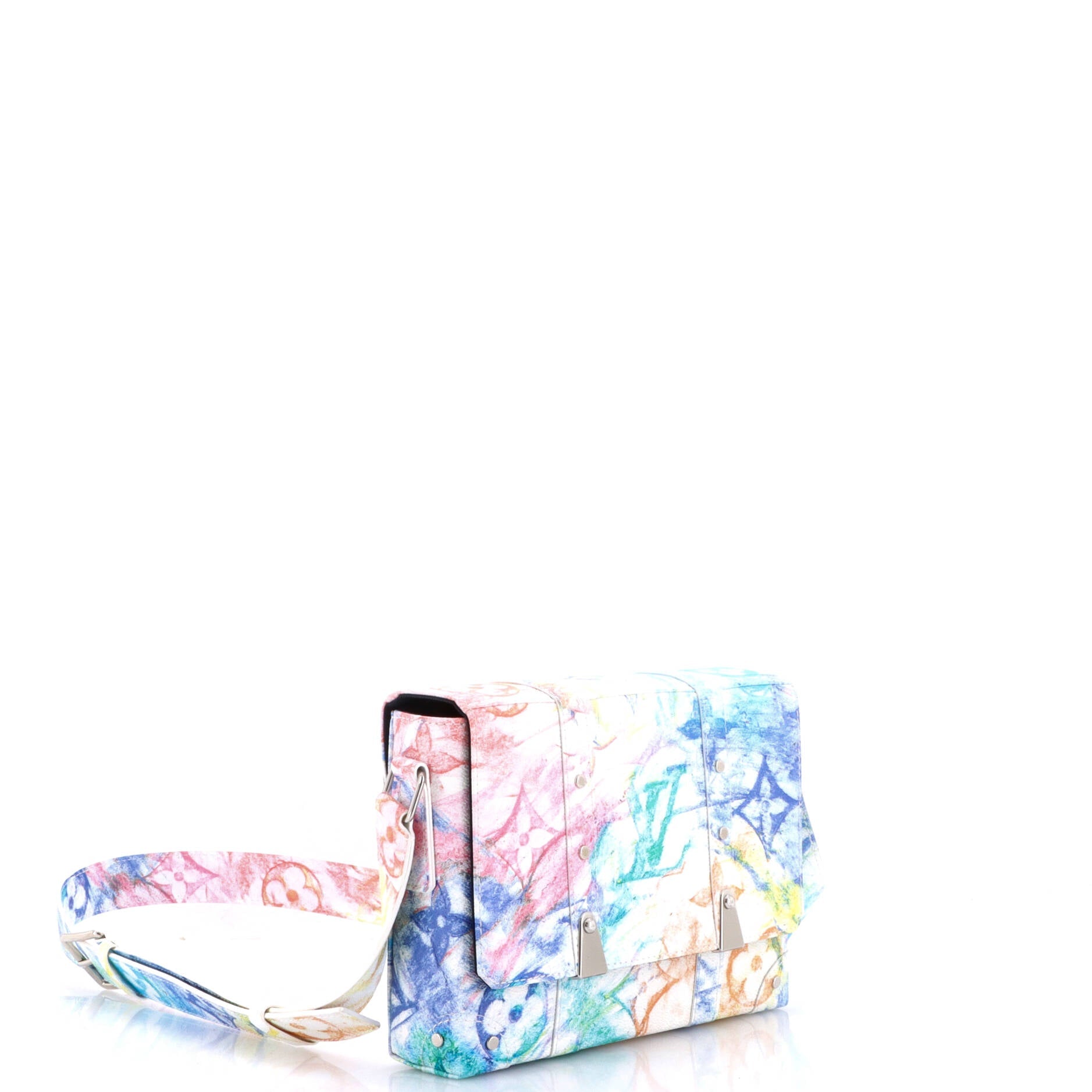 Trunk Messenger Bag Limited Edition Monogram Pastel Multicolor