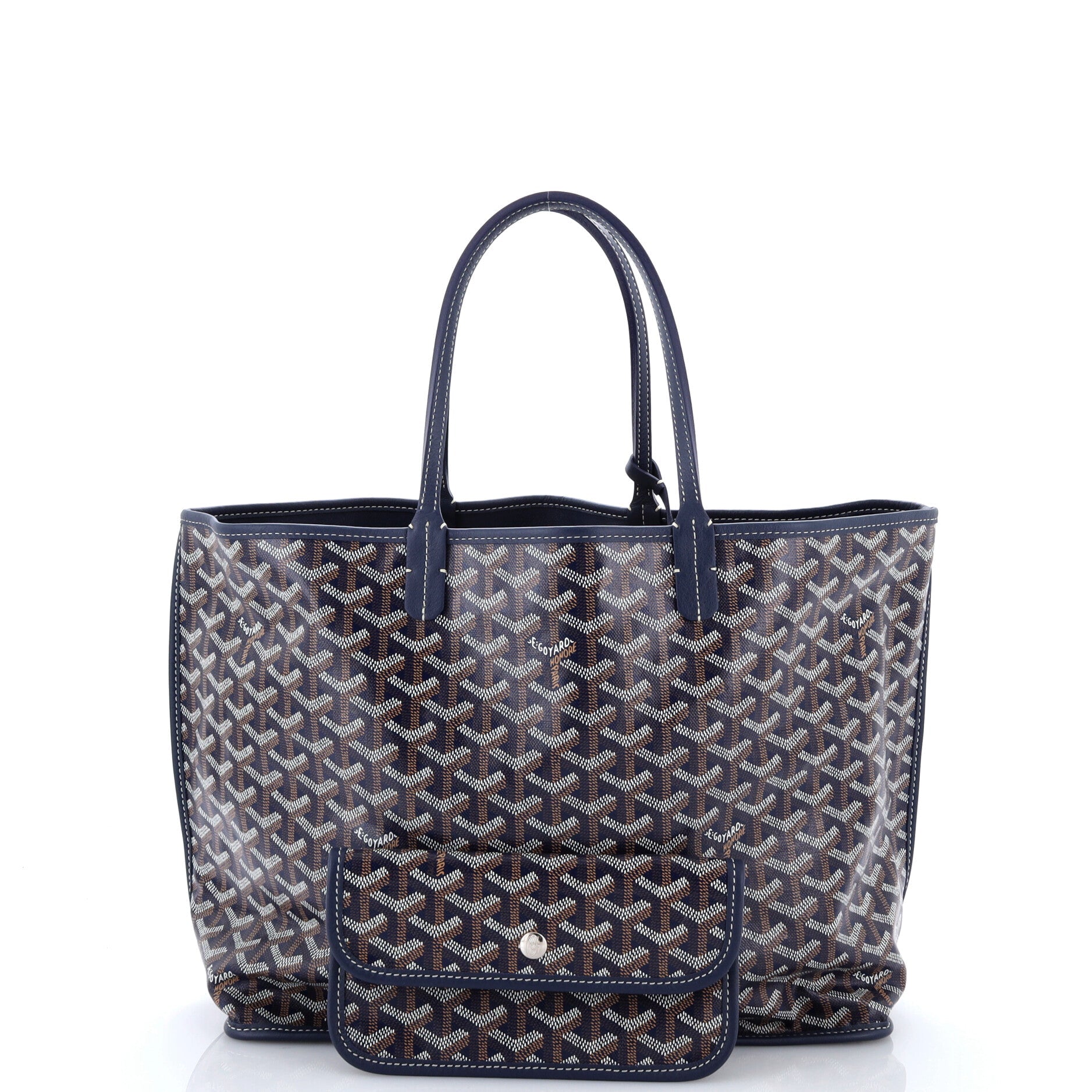 Anjou Reversible Tote Coated Canvas PM