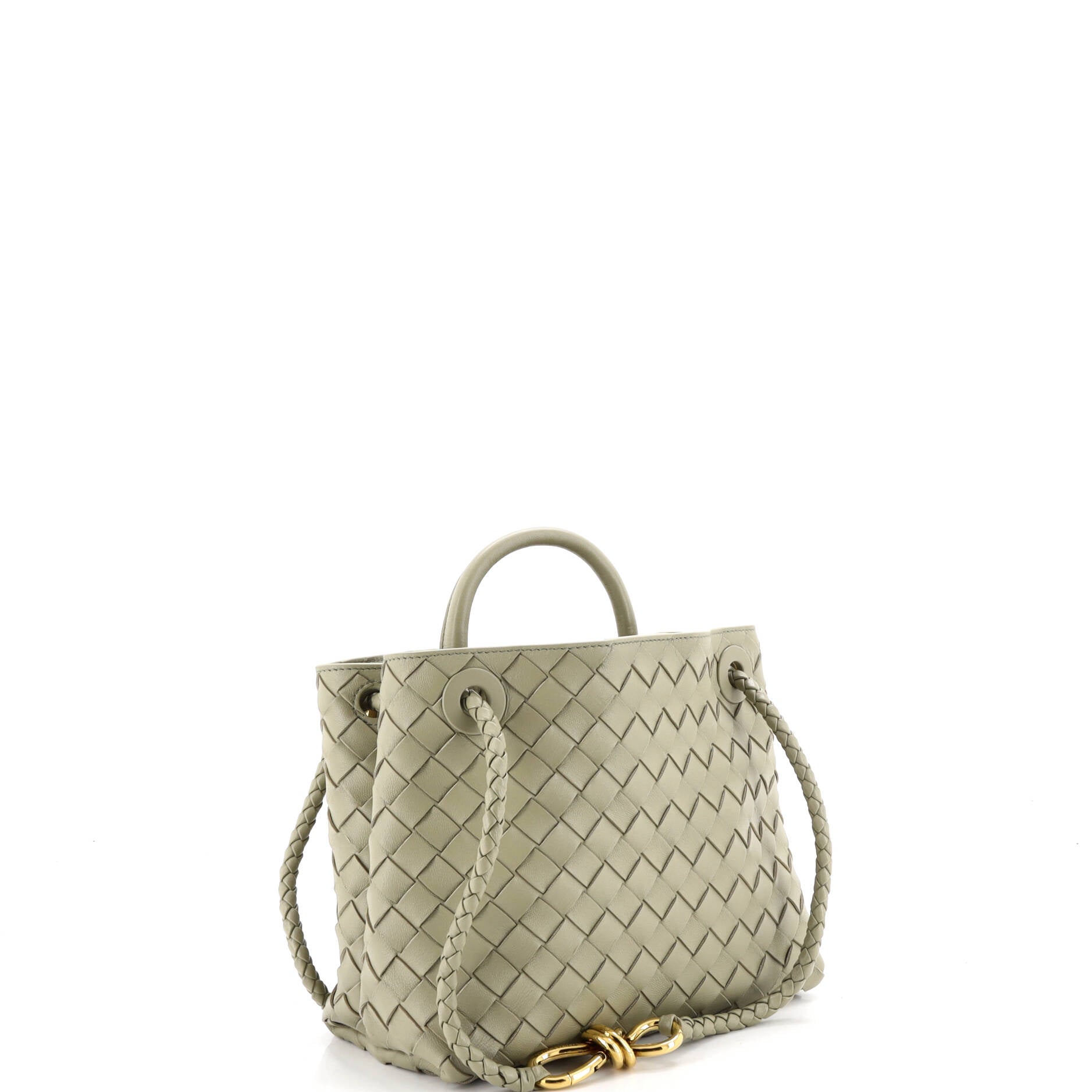 Andiamo Top Handle Bag Intrecciato Nappa Small