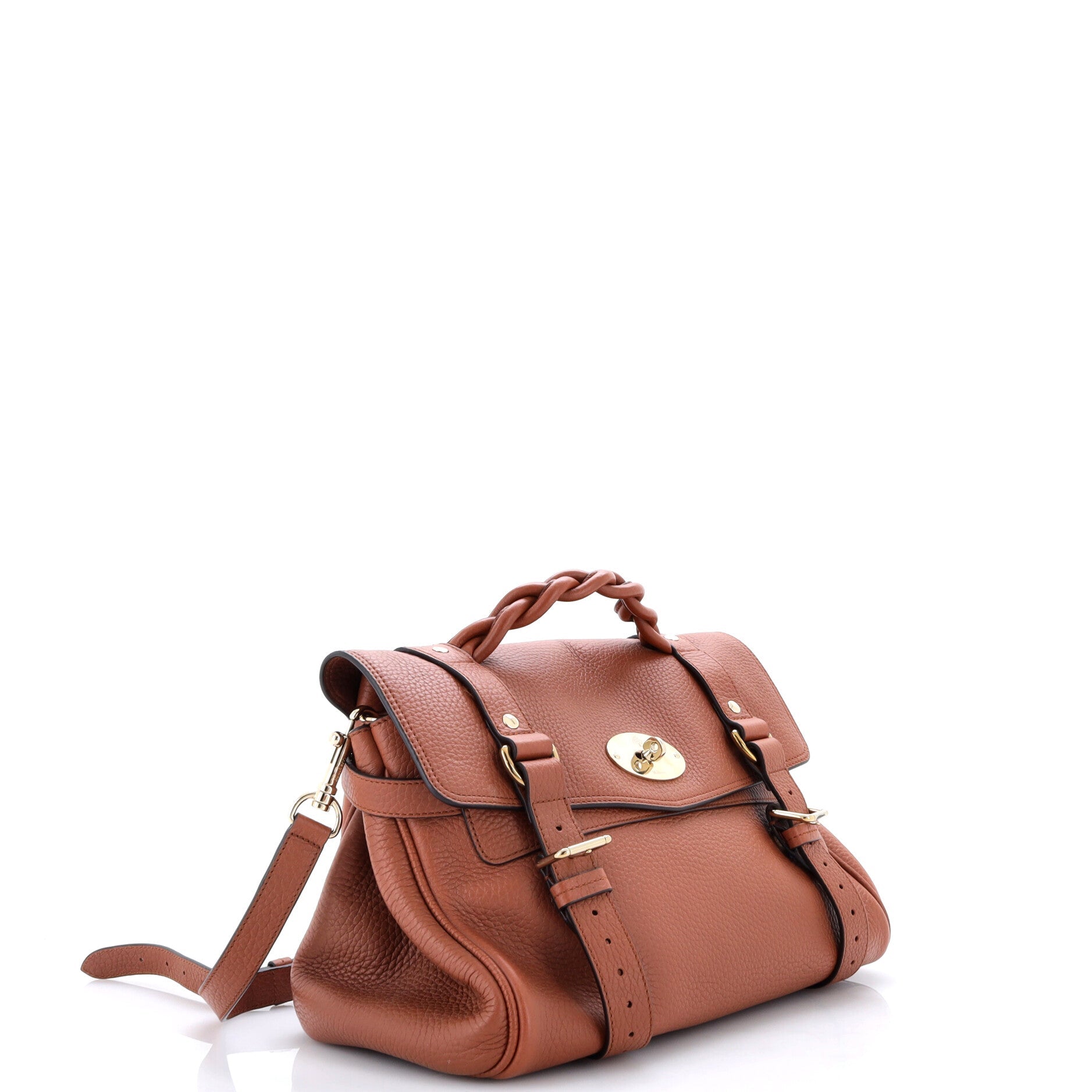 Alexa Satchel NM Leather Medium