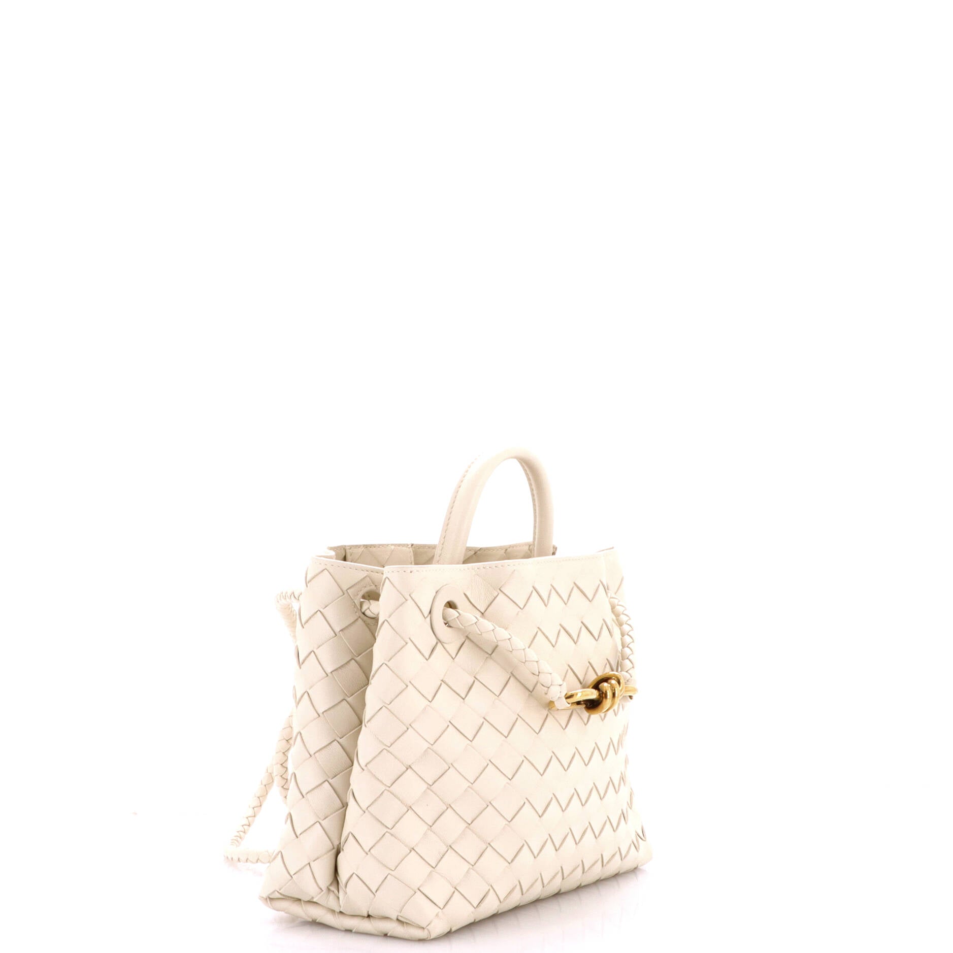 Andiamo Top Handle Bag Intrecciato Nappa Small