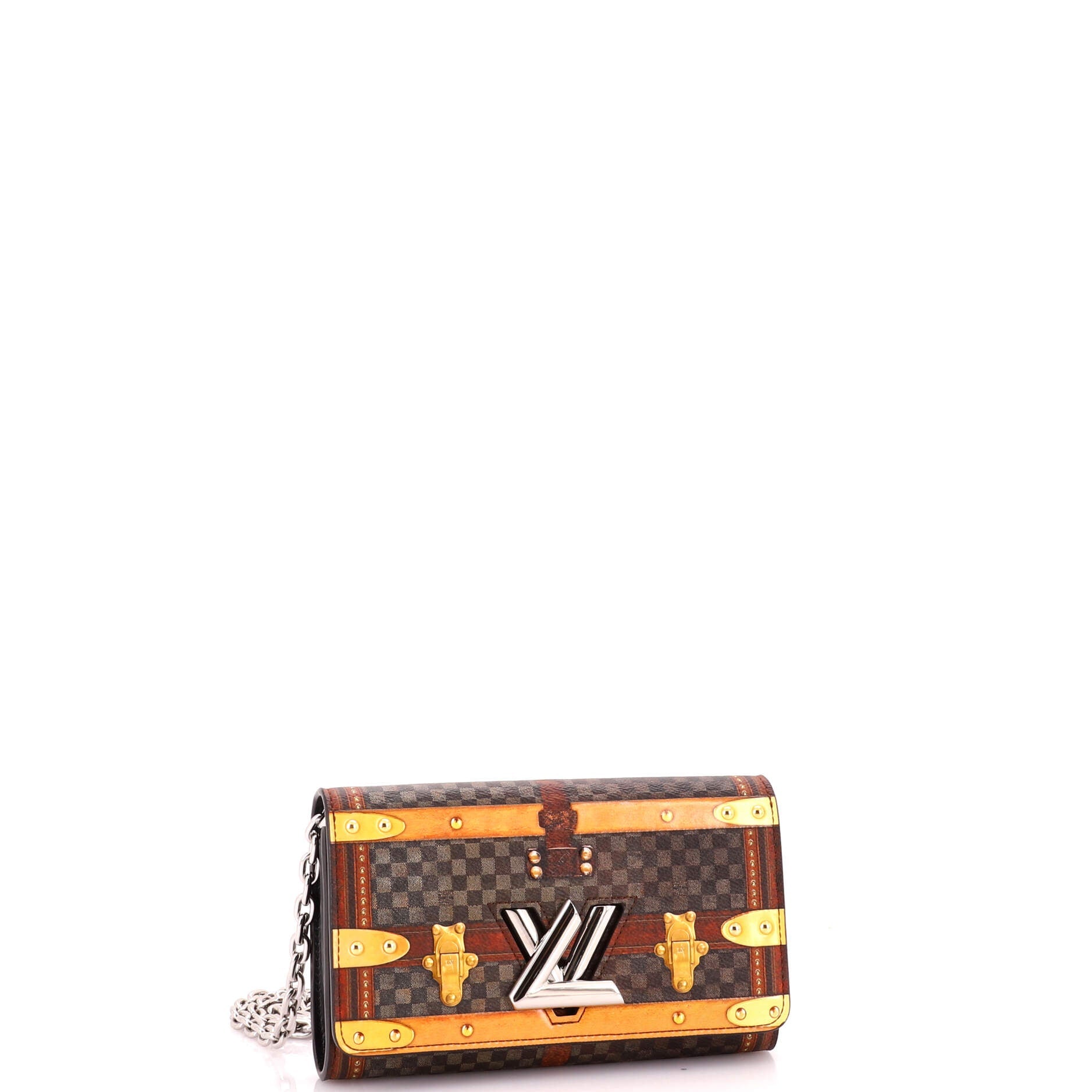 Twist Chain Wallet Limited Edition Damier Time Trunk