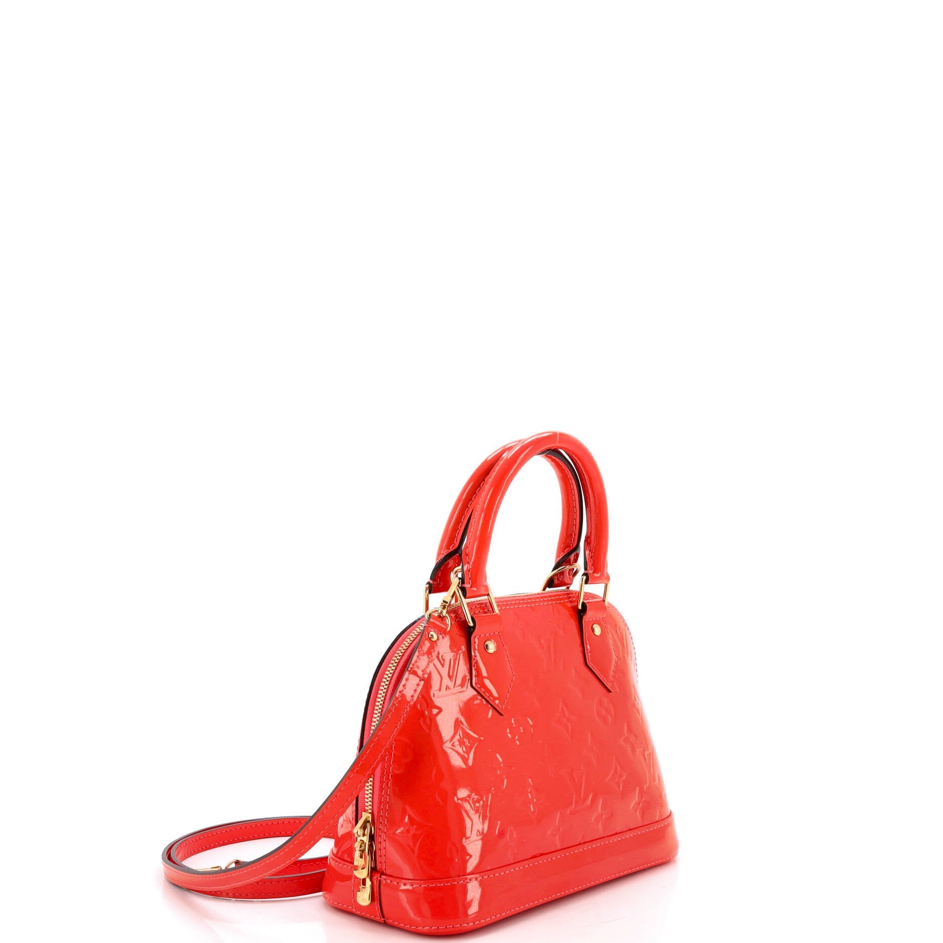 Alma Handbag Monogram Vernis BB