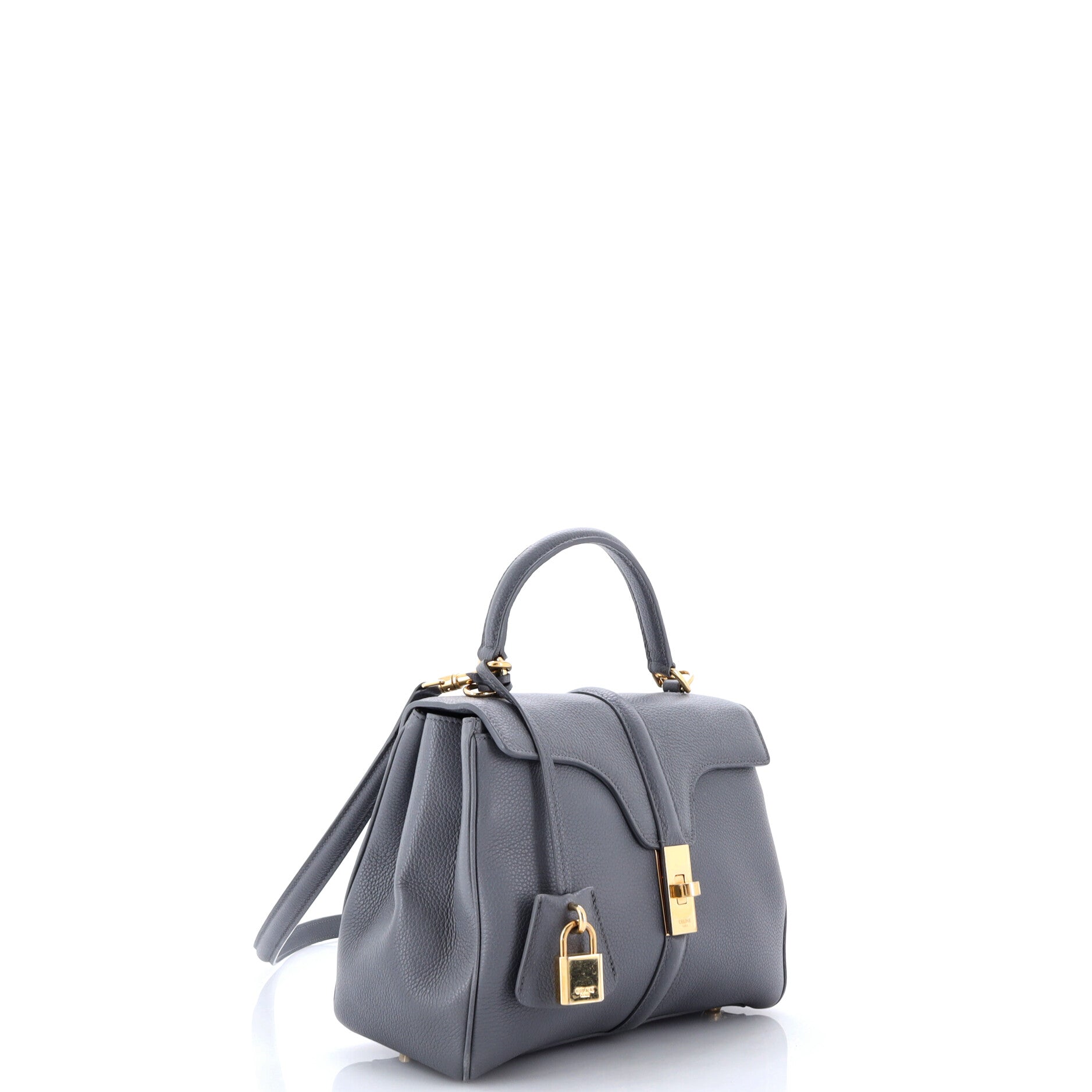 16 Top Handle Bag Grained Calfskin Small