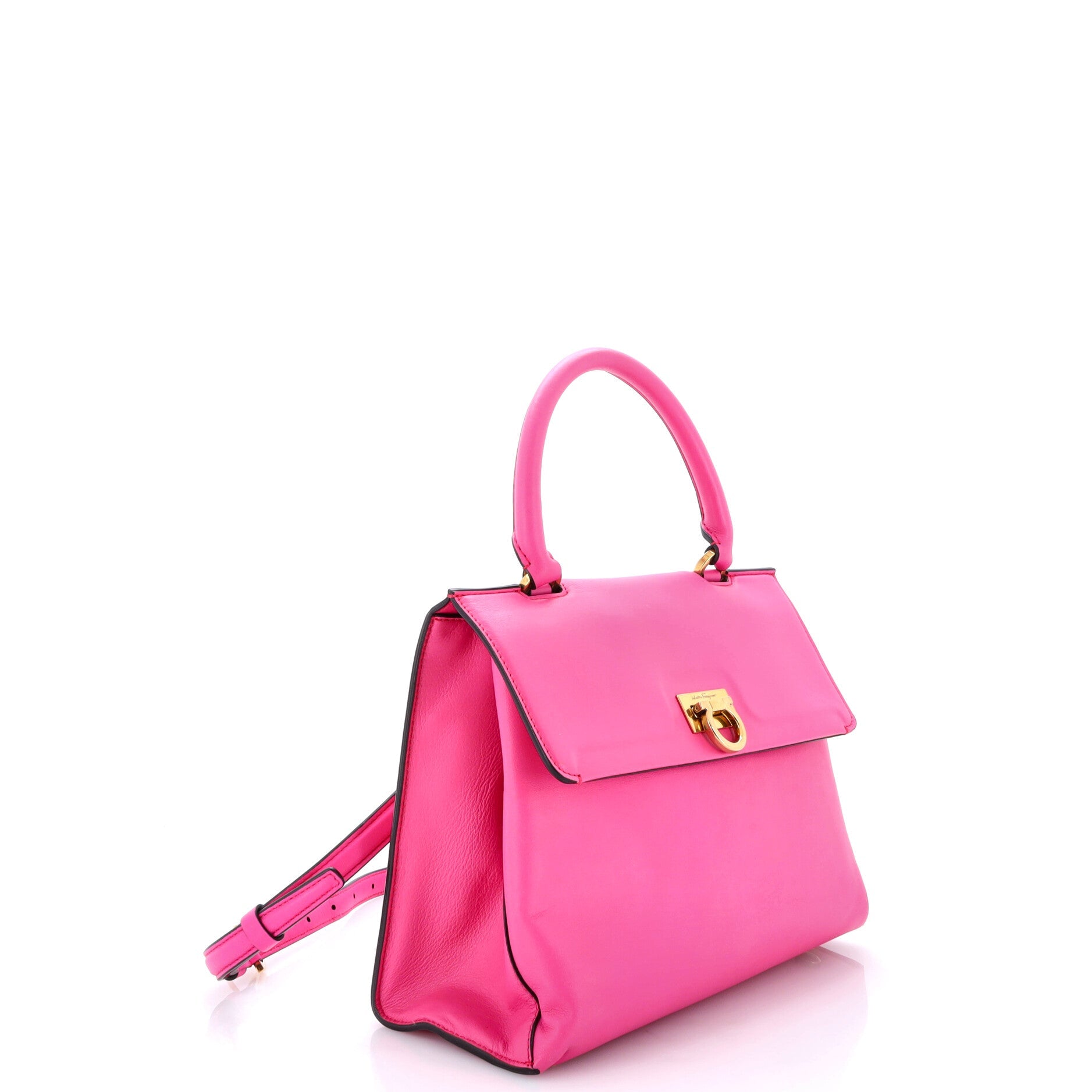 Trifolio Top Handle Bag Leather Small