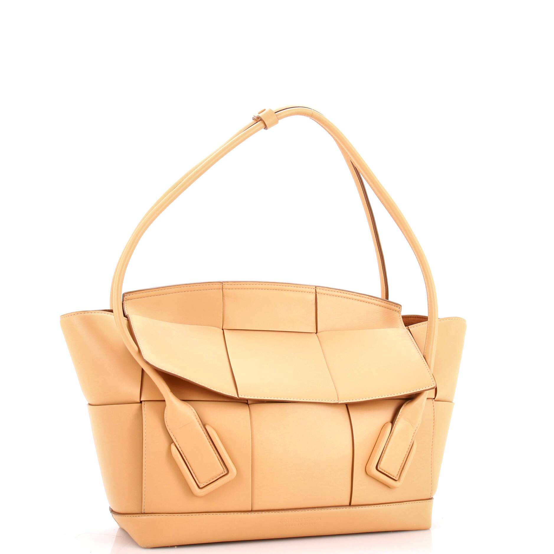 Arco Bag Maxi Intrecciato Leather Medium