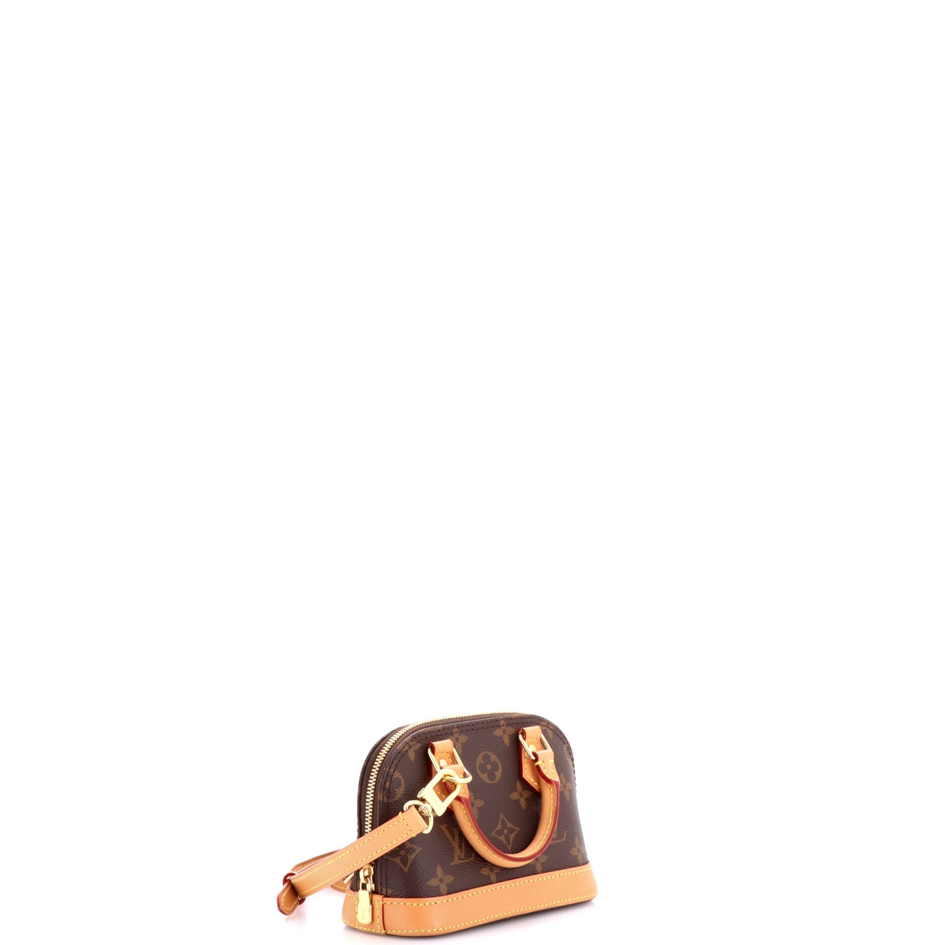 Alma Handbag Monogram Canvas Nano