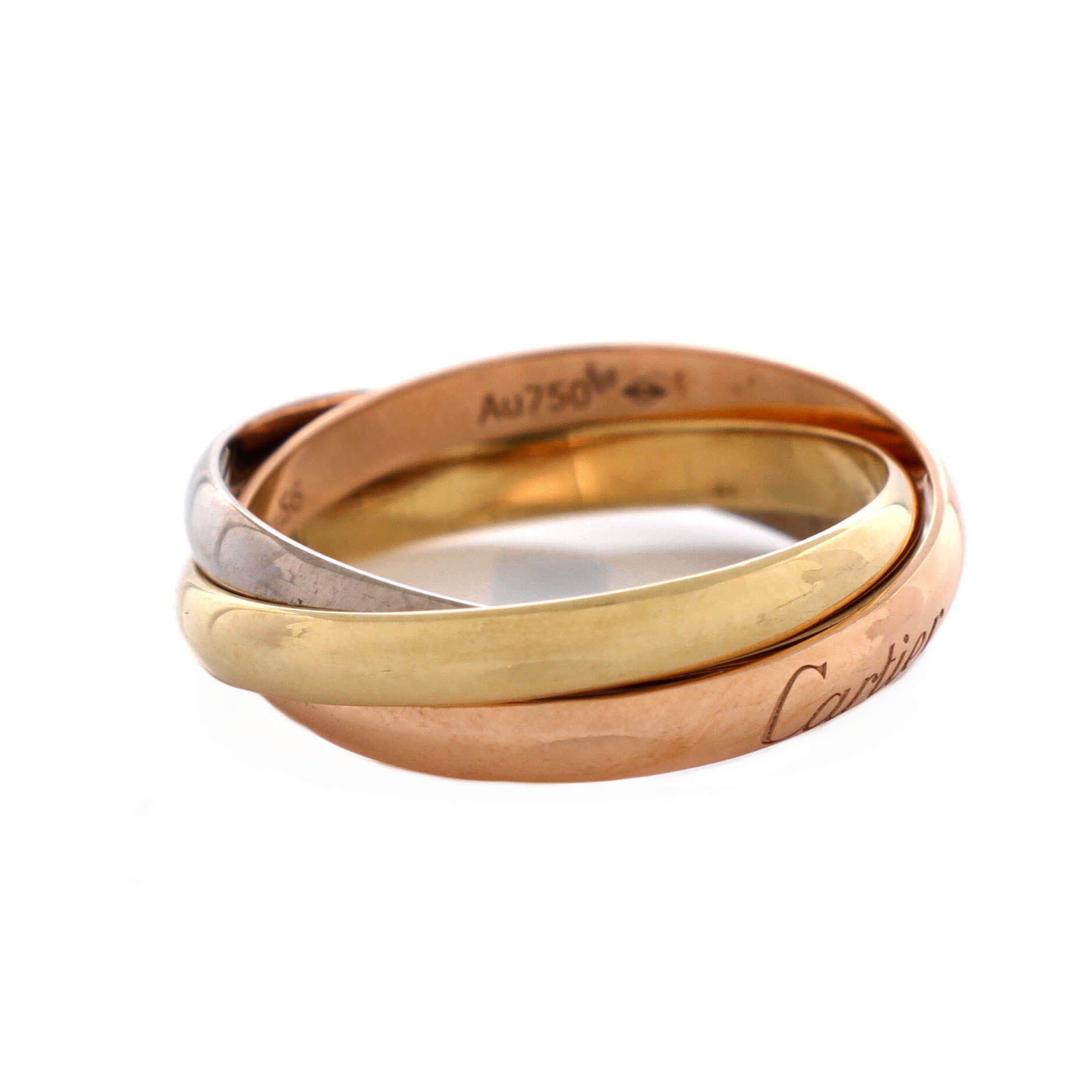 Trinity Ring 18K Tricolor Gold Small