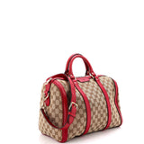Convertible Joy Boston Bag GG Canvas with Leather Medium