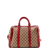 Convertible Joy Boston Bag GG Canvas with Leather Medium