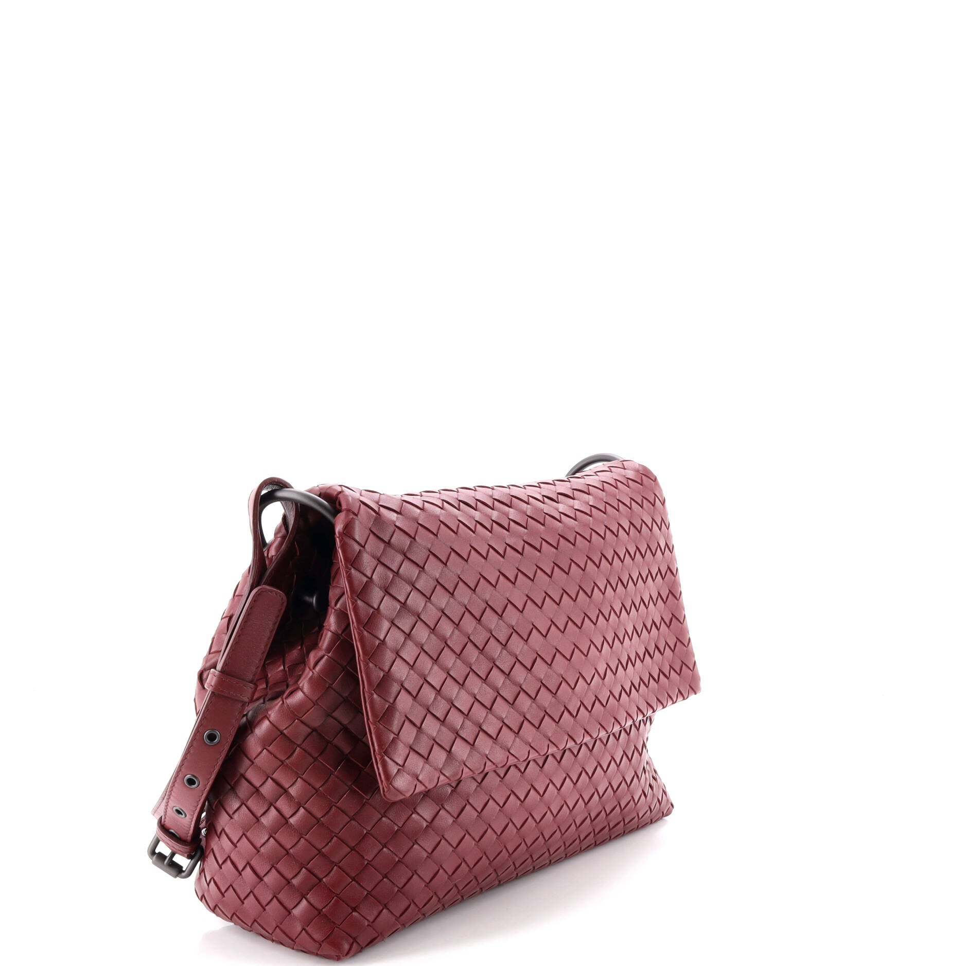 Adjustable Flap Shoulder Bag Intrecciato Nappa Medium