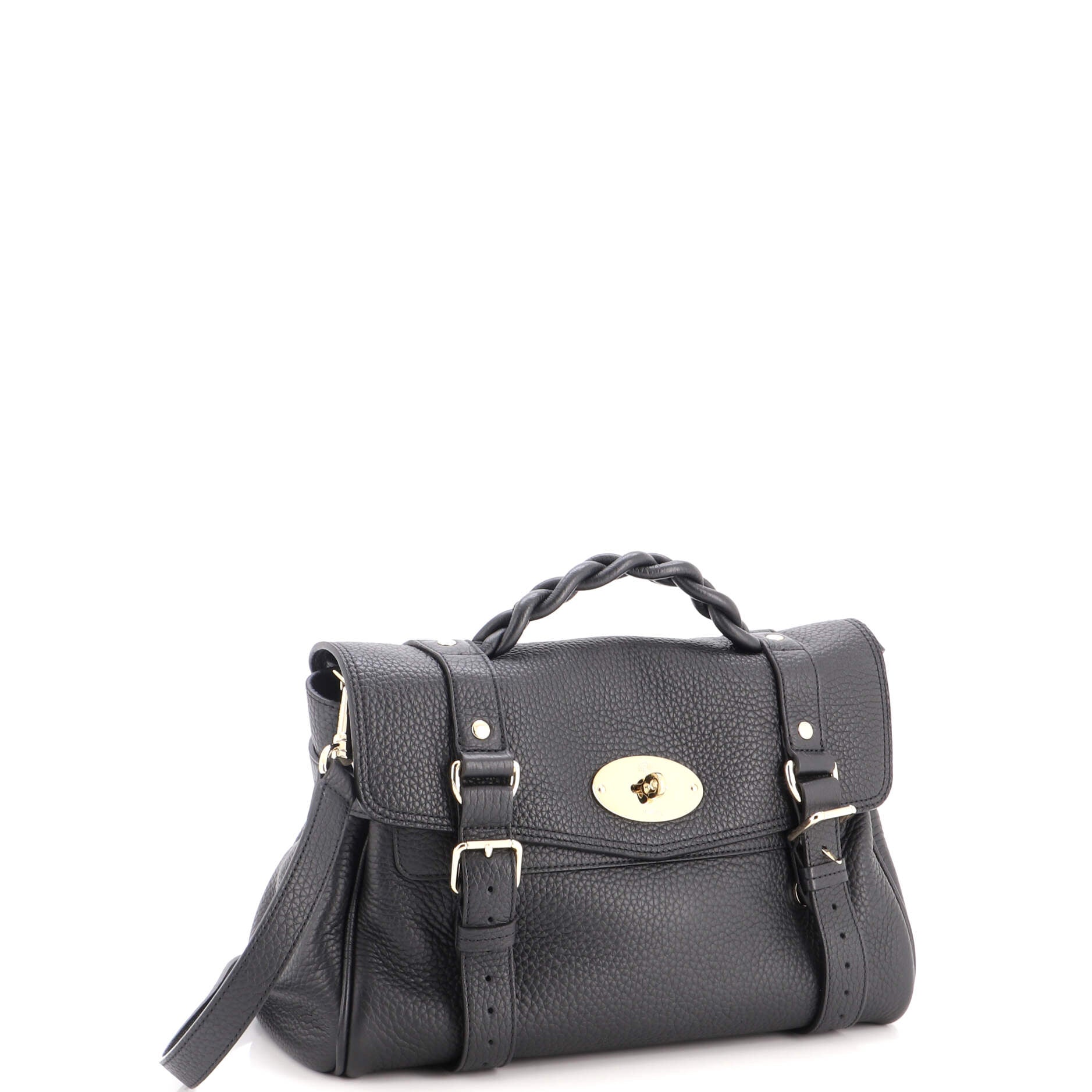Alexa Satchel NM Leather Medium