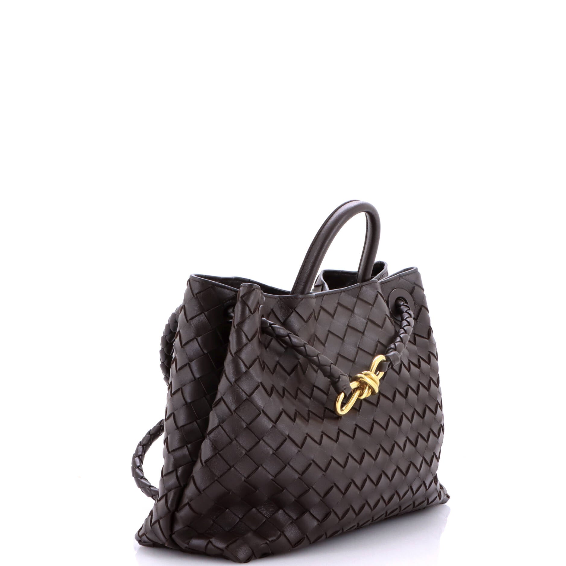 Andiamo Top Handle Bag Intrecciato Nappa Medium