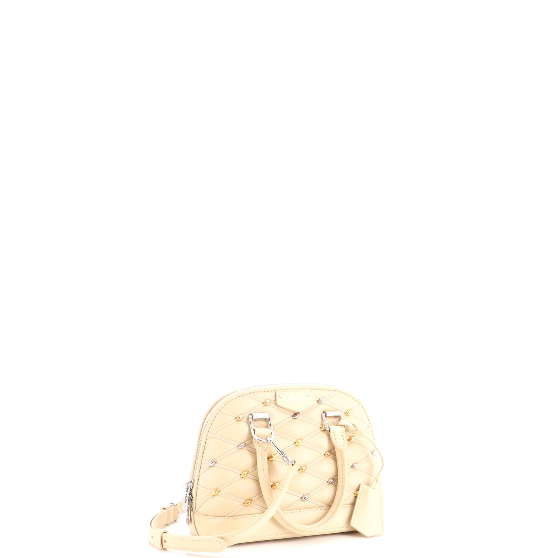 Alma Handbag Studded Malletage Leather BB