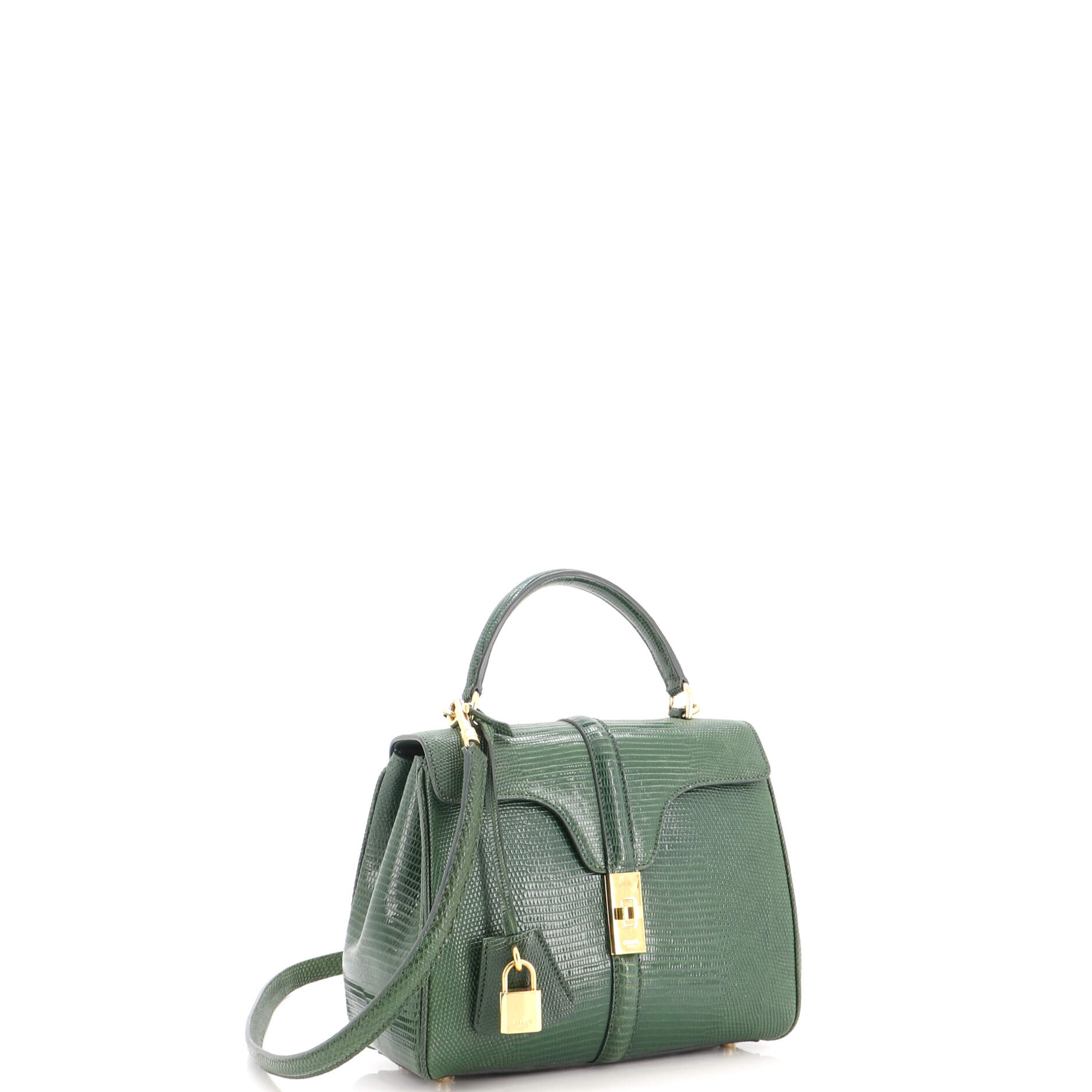 16 Top Handle Bag Lizard Small