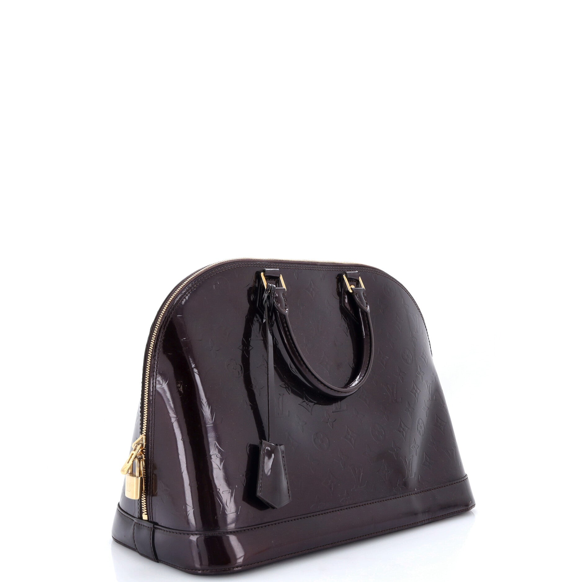 Alma Handbag Monogram Vernis MM