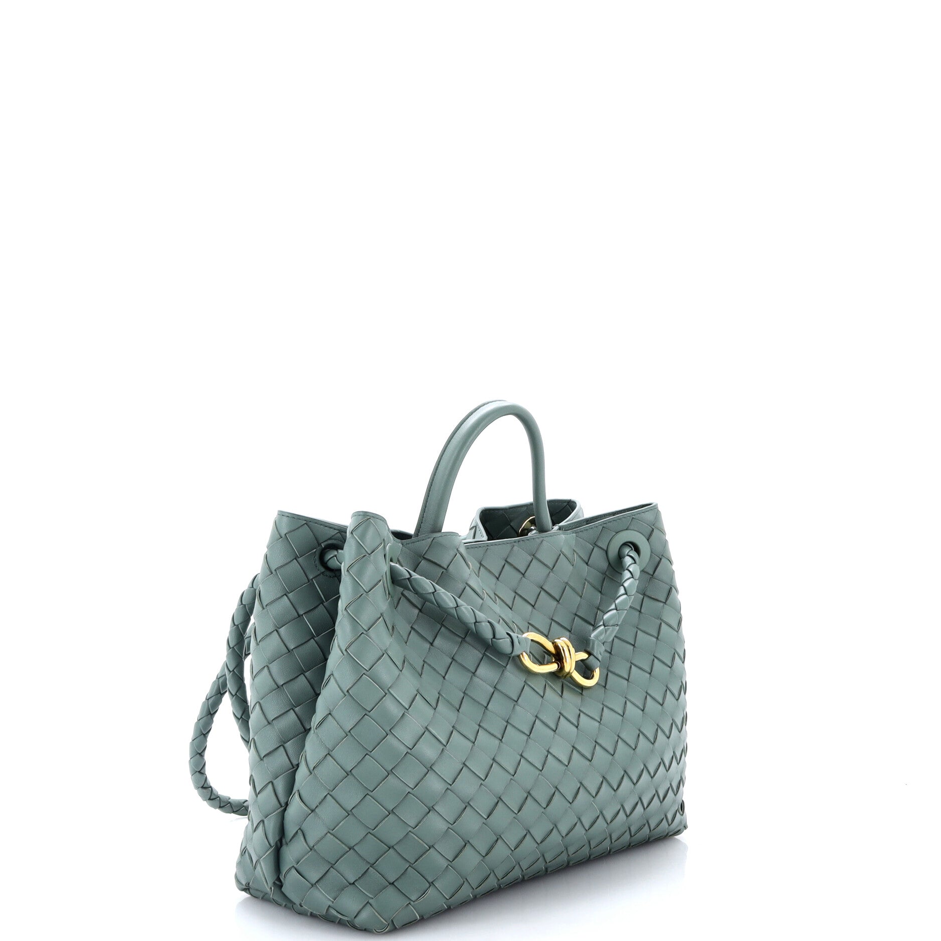 Andiamo Top Handle Bag Intrecciato Nappa Medium