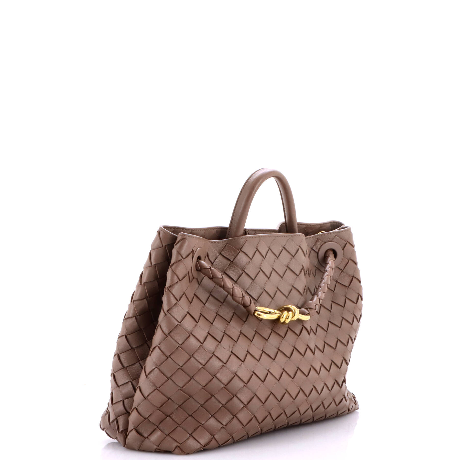 Andiamo Top Handle Bag Intrecciato Nappa Medium