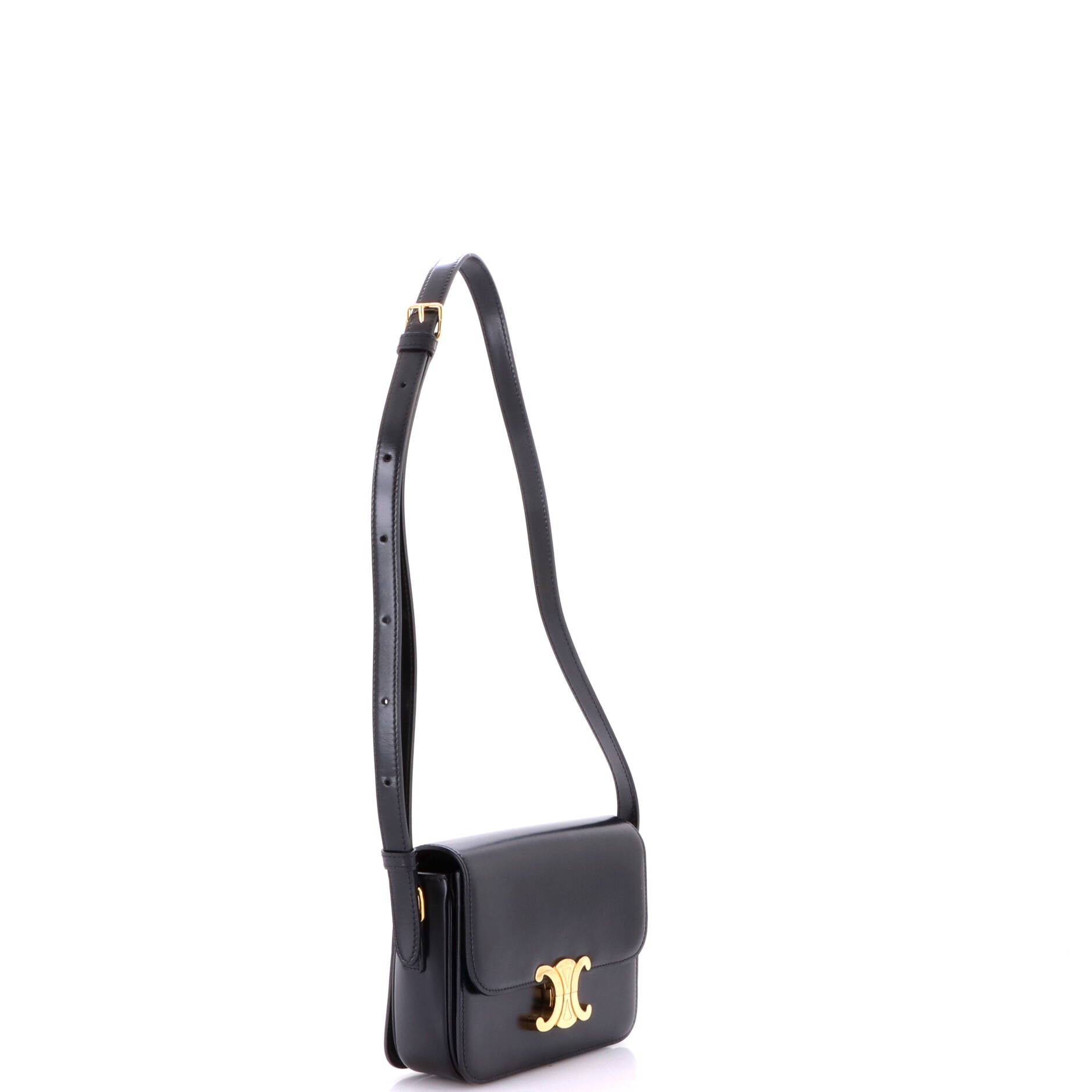 Triomphe Shoulder Bag Smooth Calfskin Teen