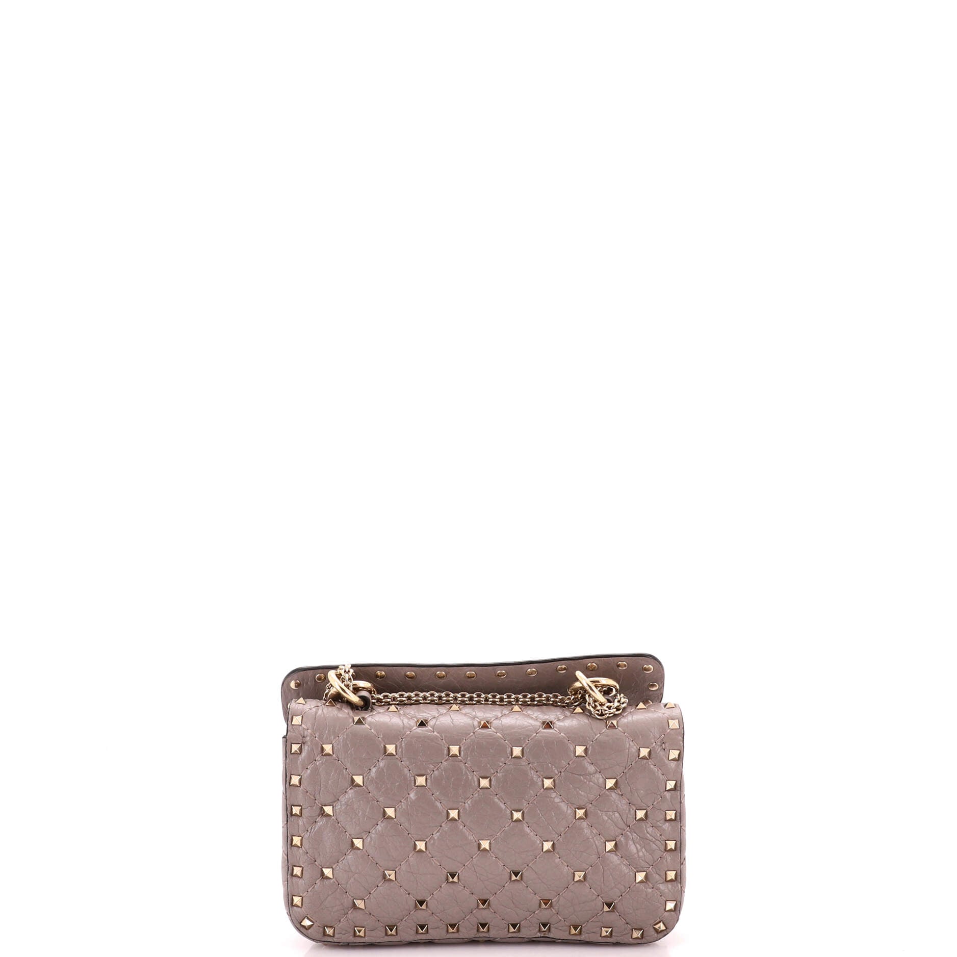 Valentino Garavani Rockstud Spike Flap Bag Quilted Leather Small