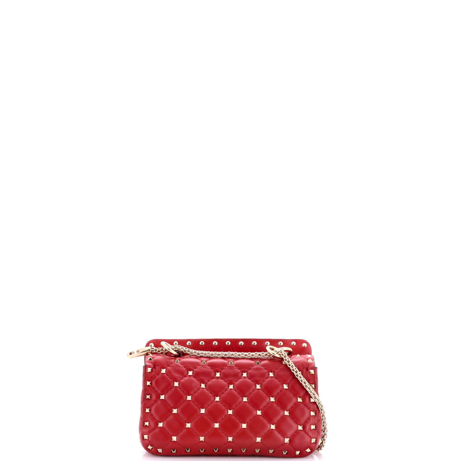 Valentino Garavani Rockstud Spike Flap Bag Quilted Leather Small