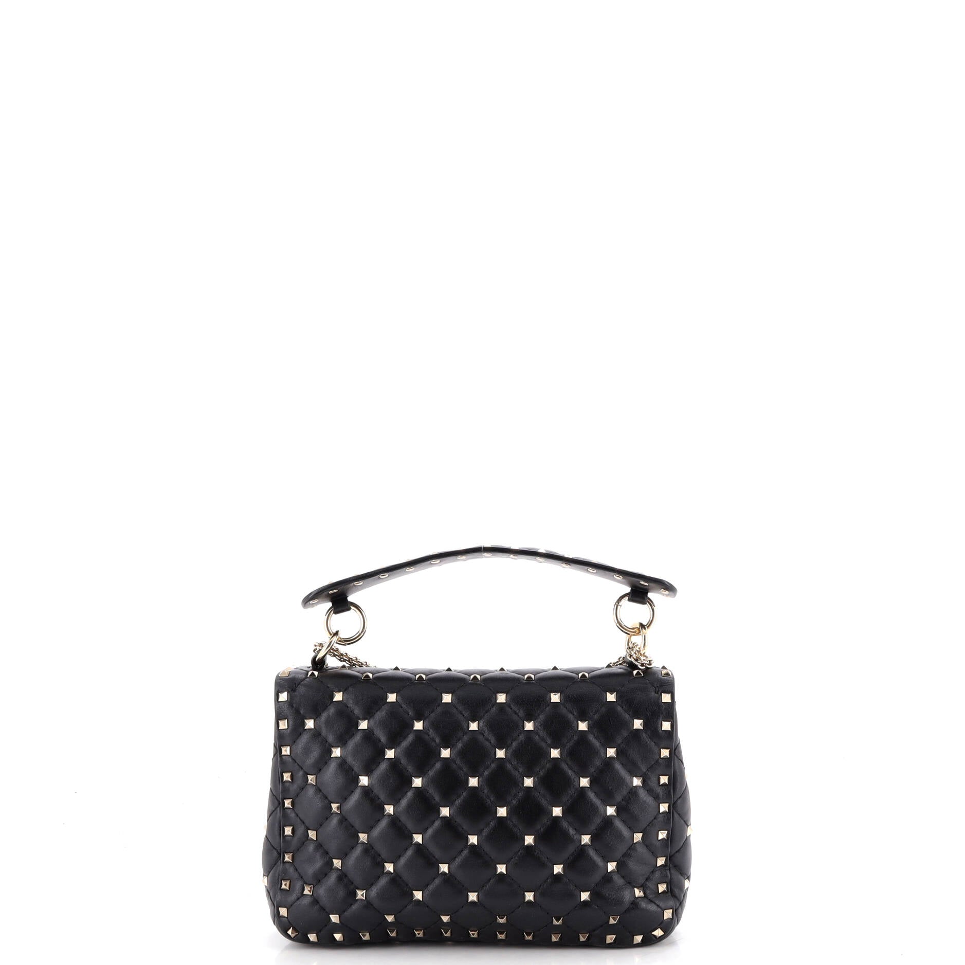 Valentino Garavani VLTN Rockstud Spike Flap Bag Quilted Leather Medium