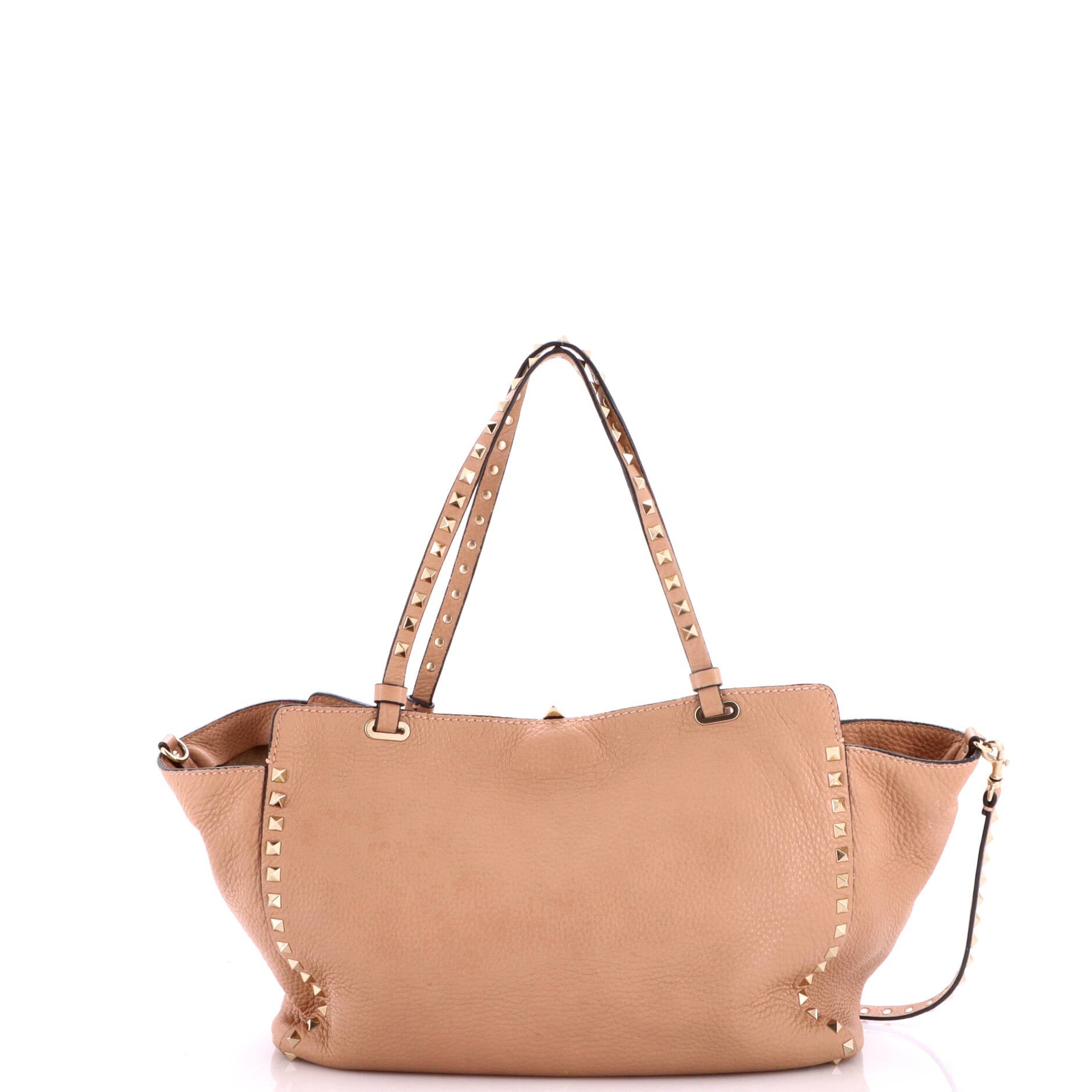 Valentino Garavani Rockstud Tote Pebbled Leather Medium