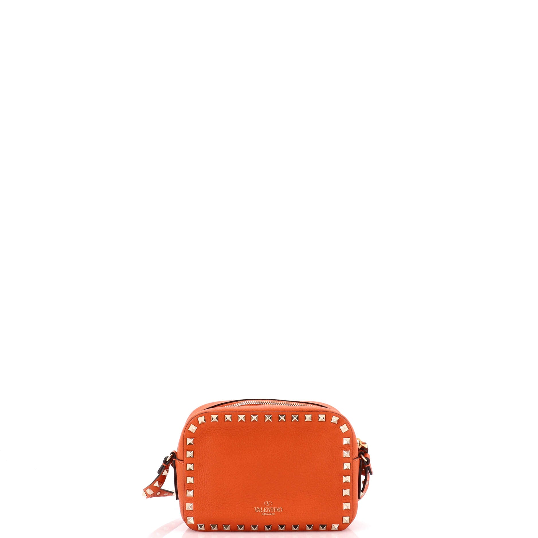 Valentino Garavani Rockstud Camera Crossbody Bag Leather