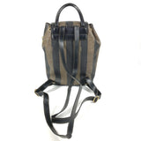 Pequin Front Pocket Backpack Coated Canvas Medium