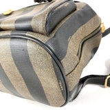 Pequin Front Pocket Backpack Coated Canvas Medium
